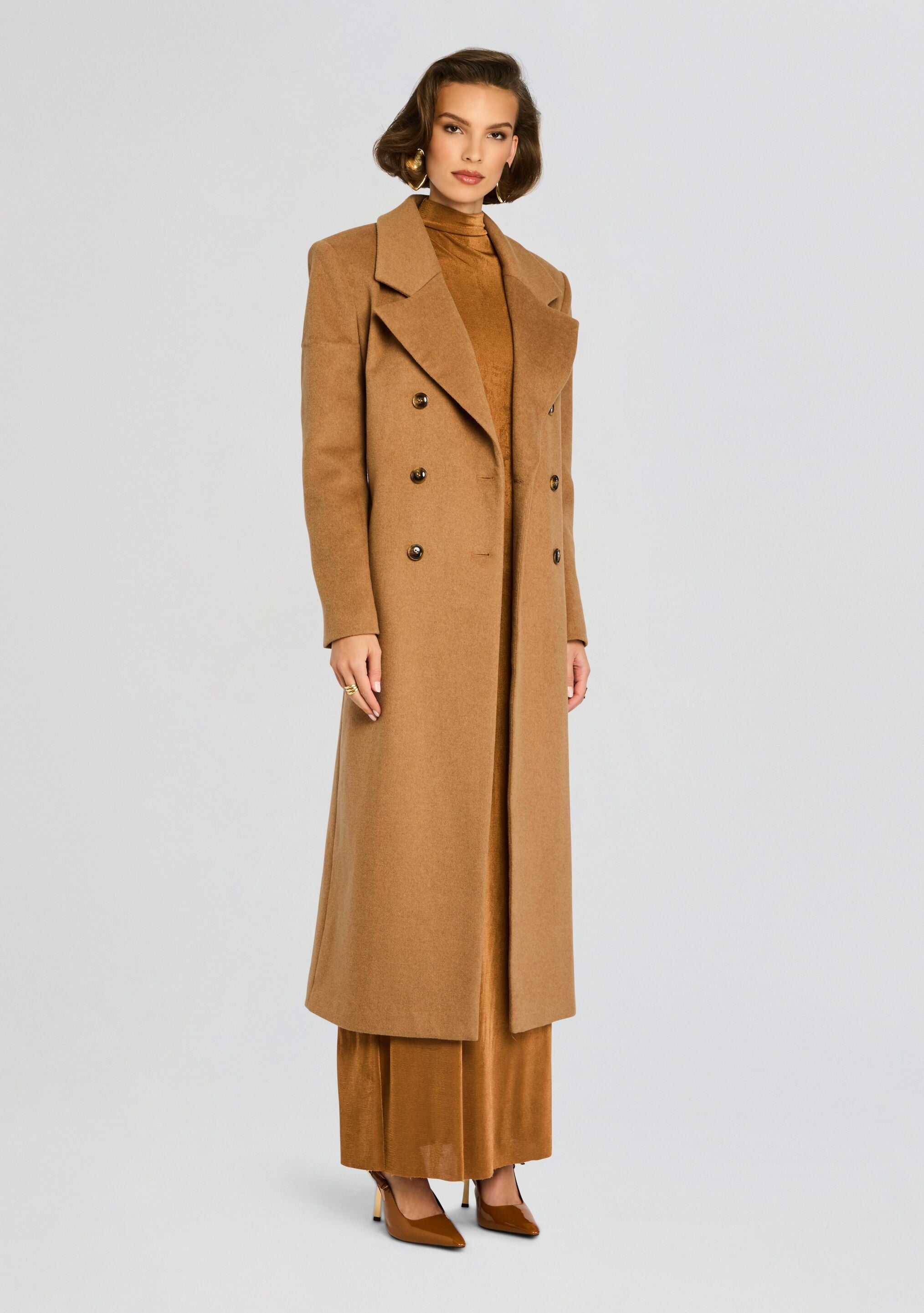 Leche Wool Coat-Sunny Prom