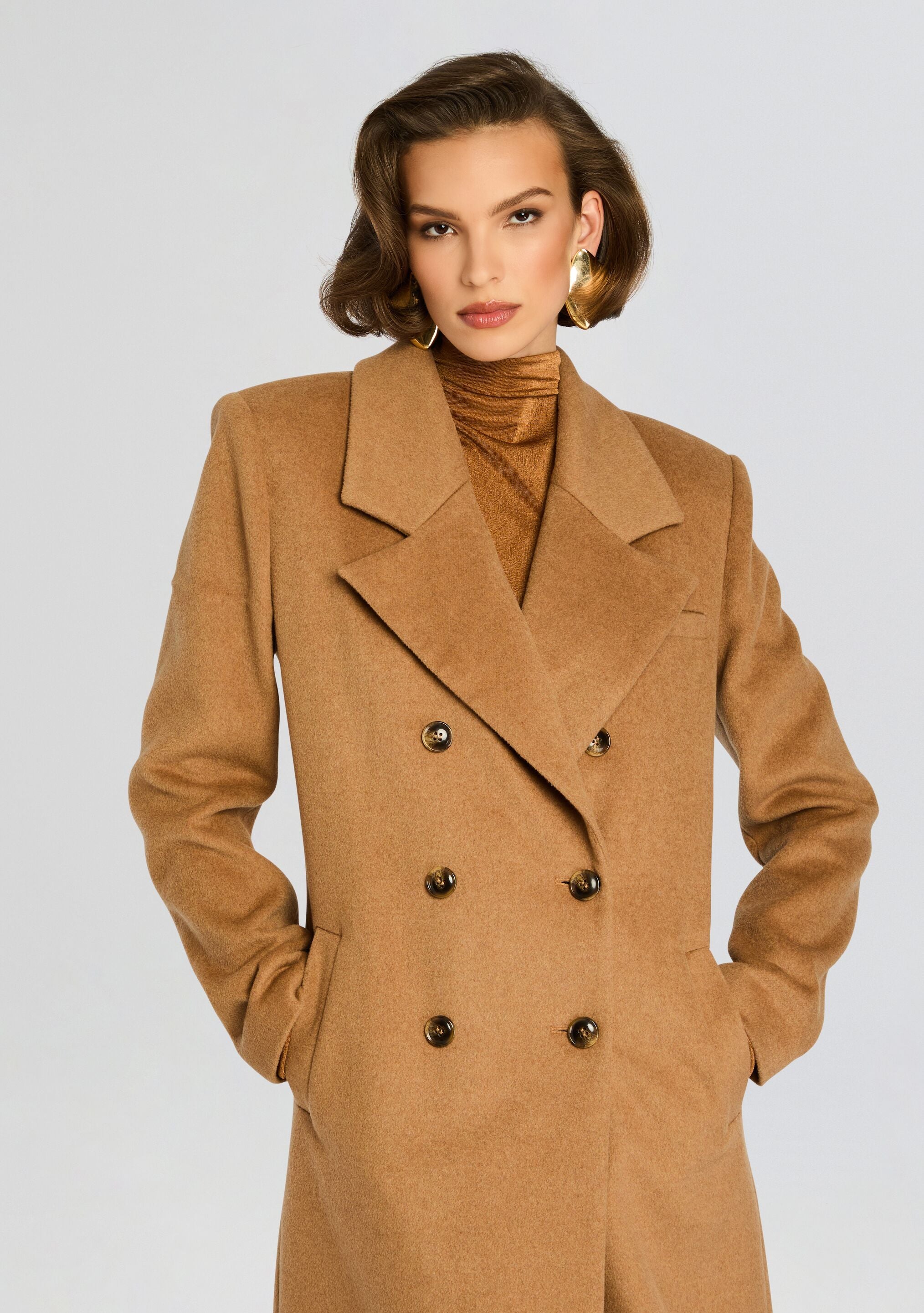 Leche Wool Coat-Sunny Prom