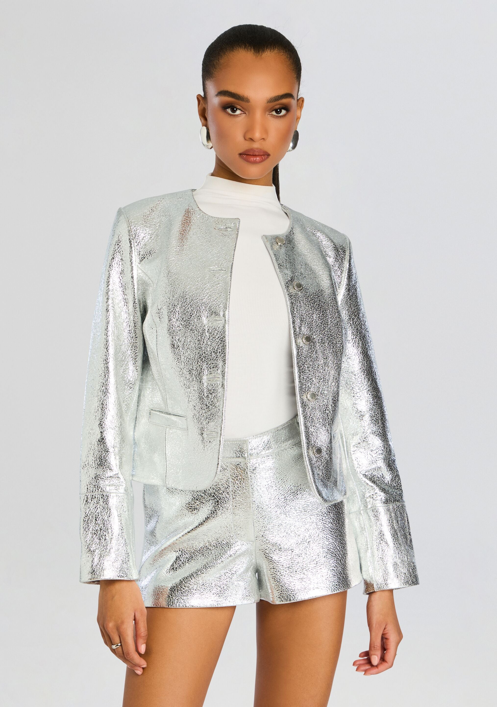 Talvi Leather Jacket-Sunny Prom