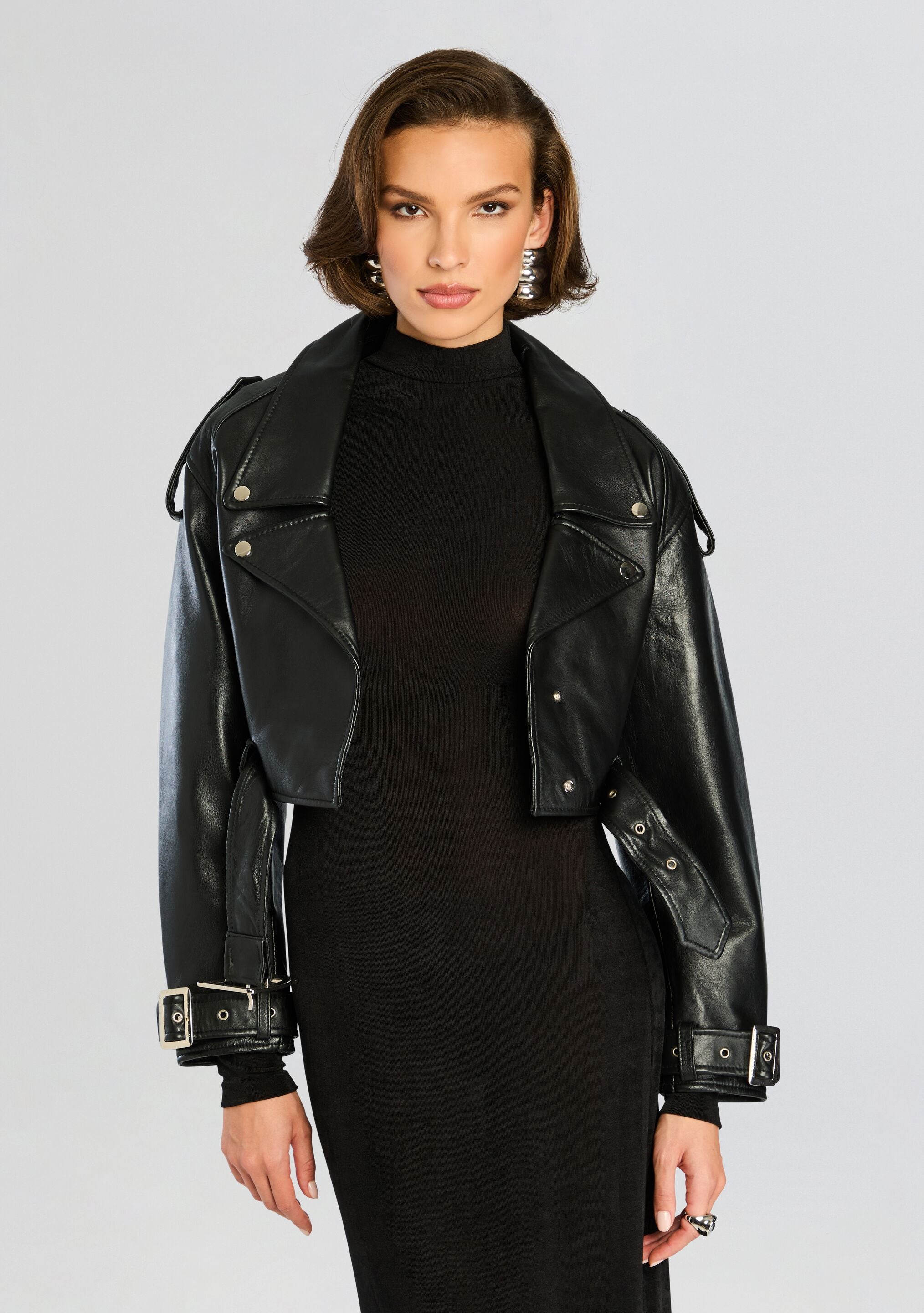 Victoria Leather Jacket-Sunny Prom