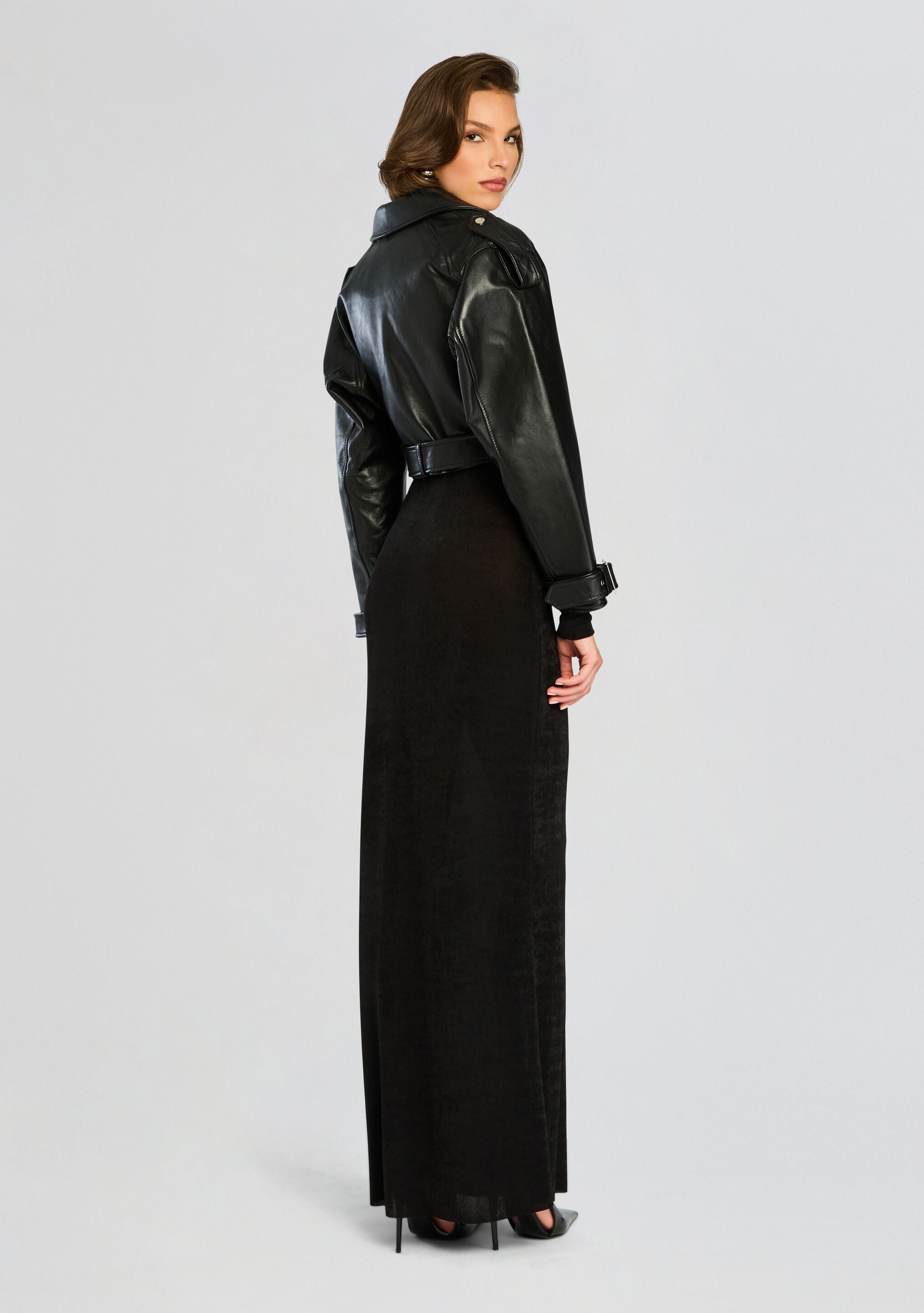 Victoria Leather Jacket-Sunny Prom