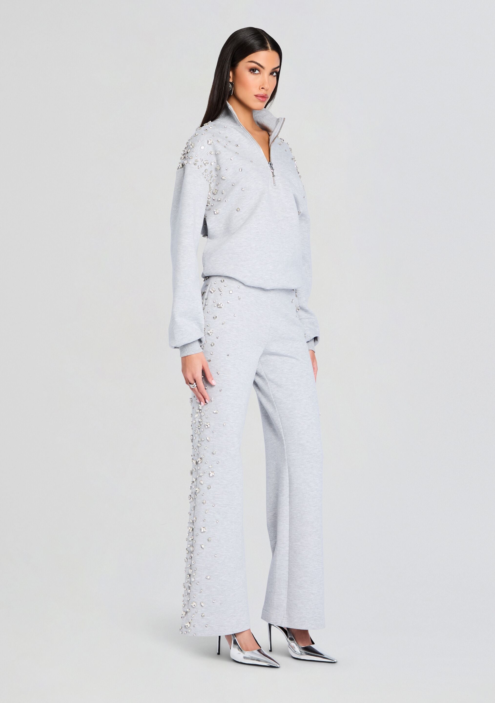 Carsyn Embellished Sweatpant-Sunny Prom