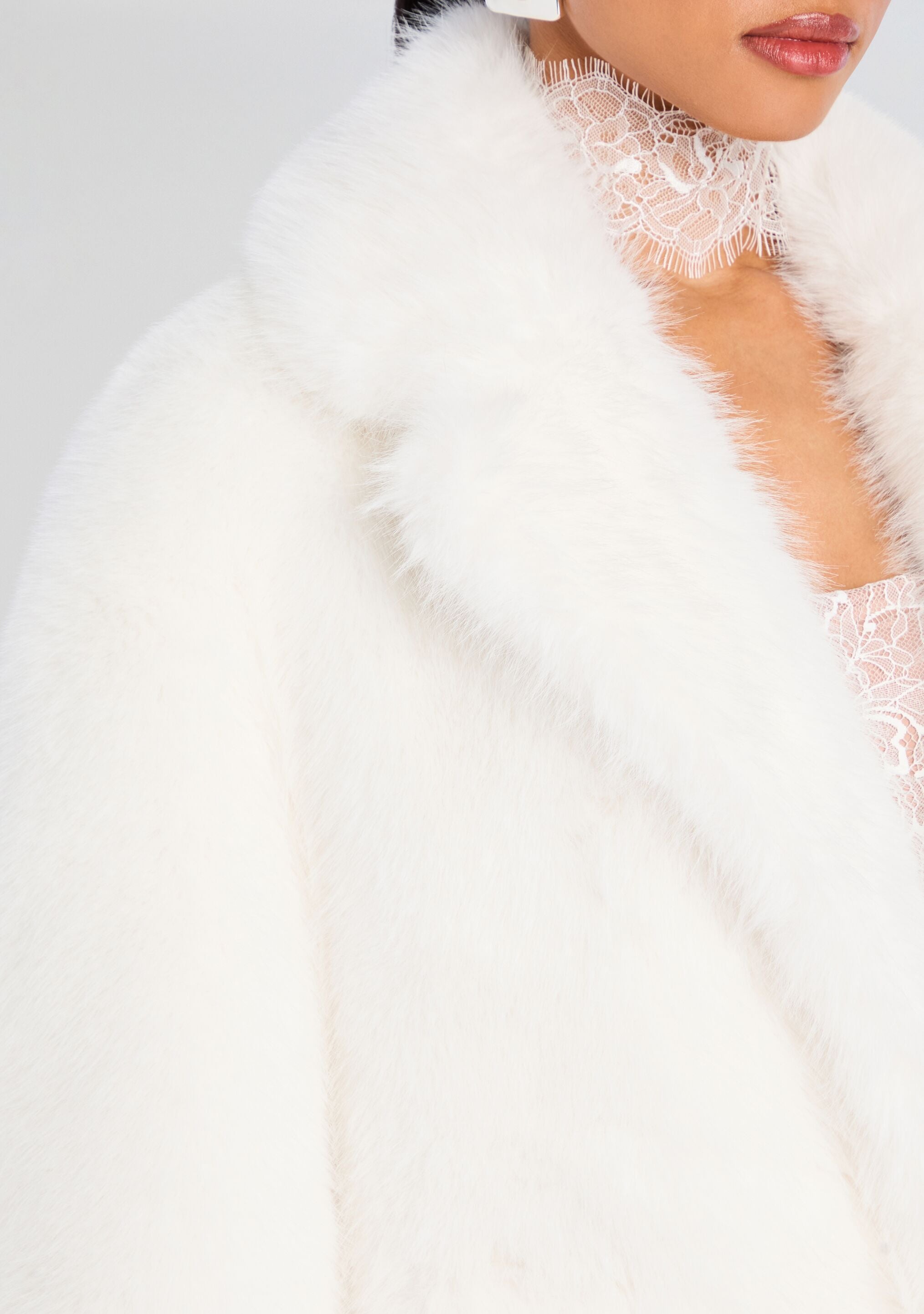 Dasha Faux Fur Jacket-Sunny Prom