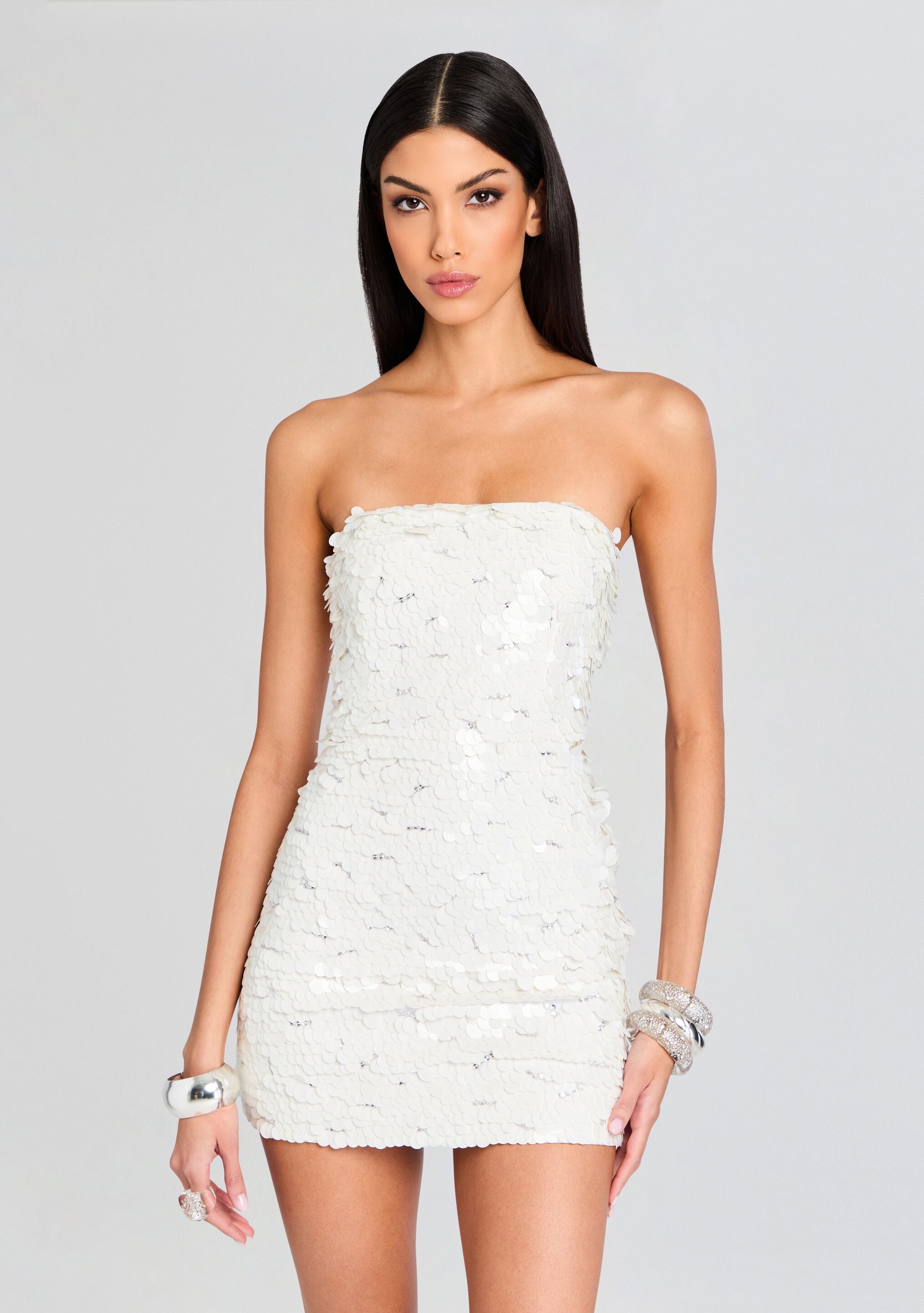 Nolia Sequin Embellished Dress-Sunny Prom