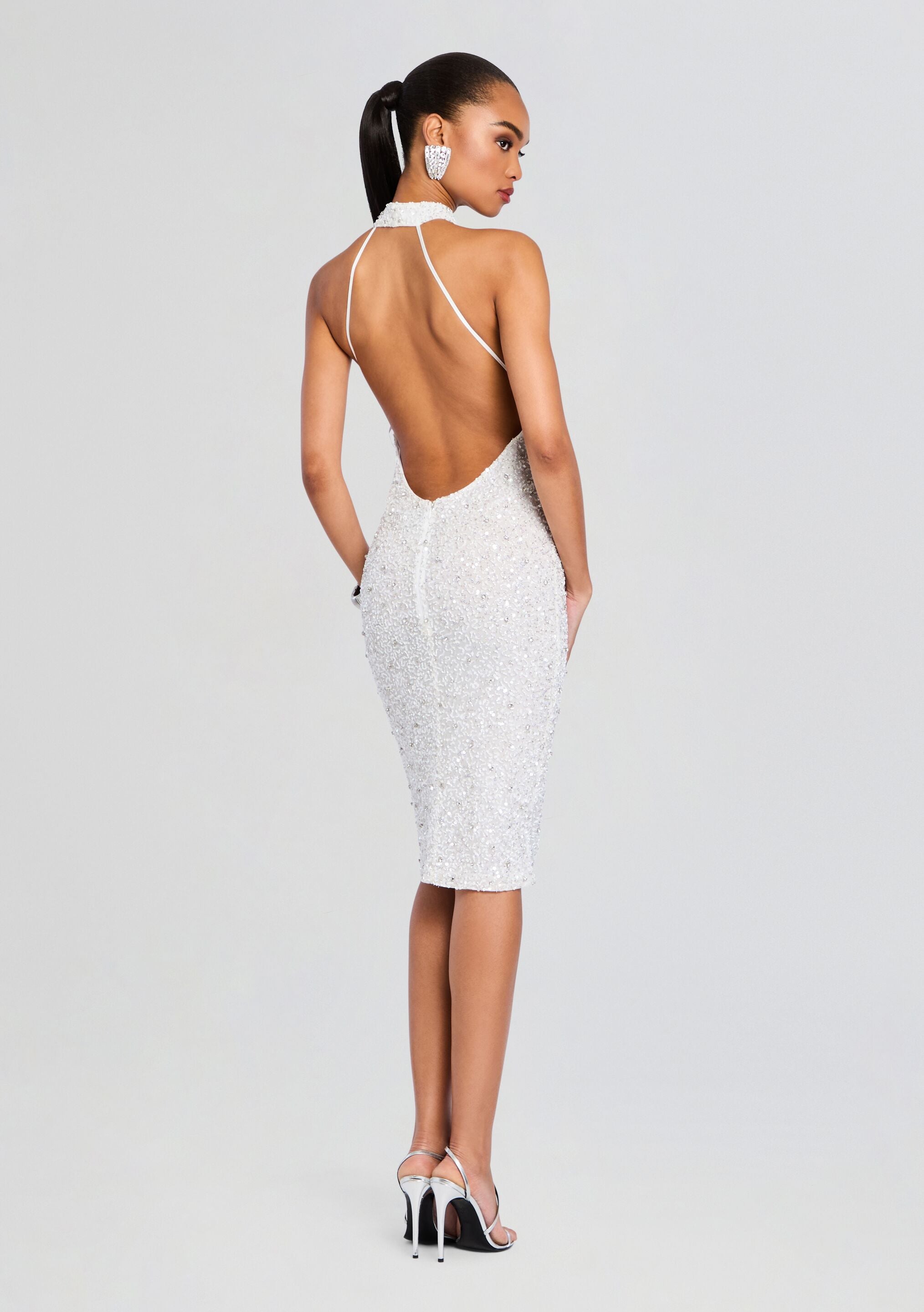 Olivia Midi Sequin Dress-Sunny Prom