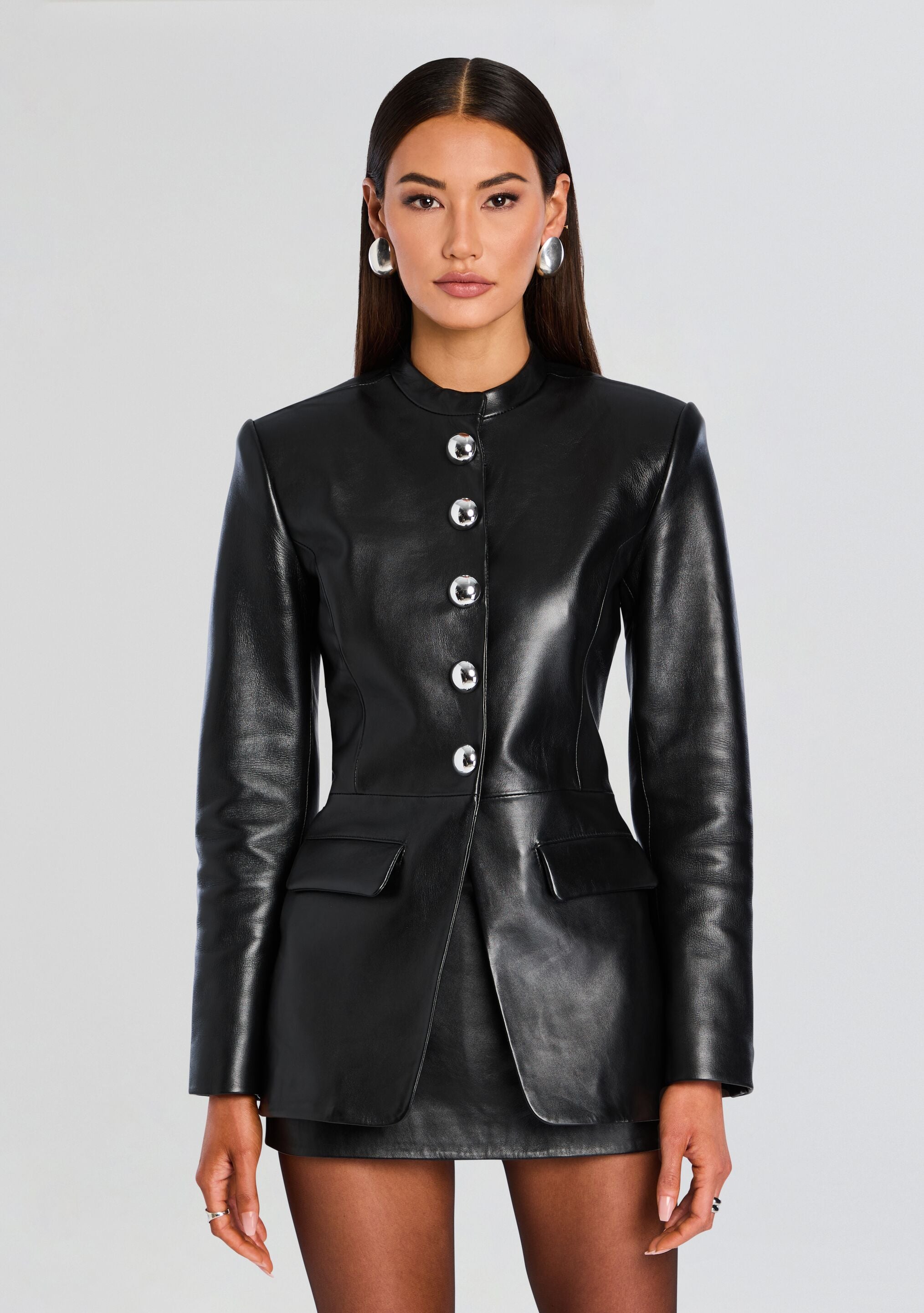 Callandra Leather Jacket-Sunny Prom