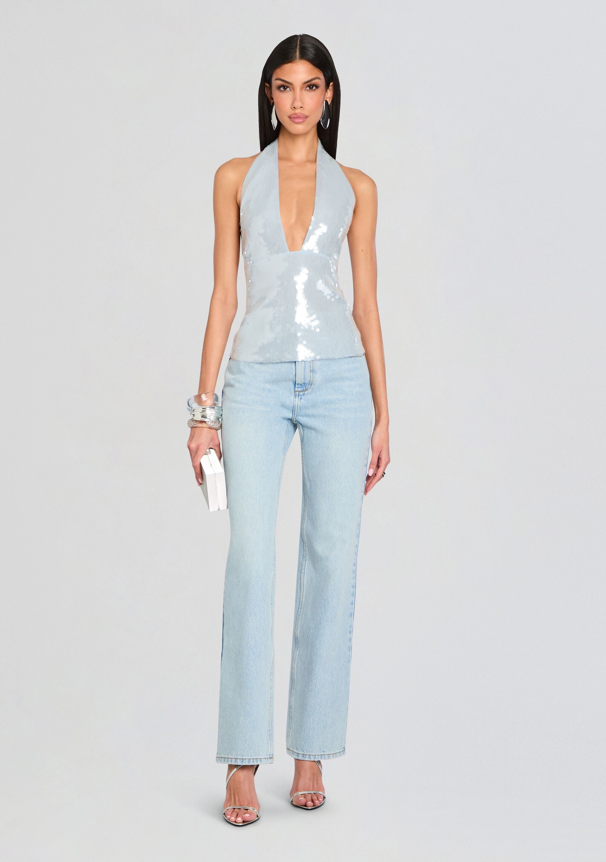 Joy Sequin Top-Sunny Prom