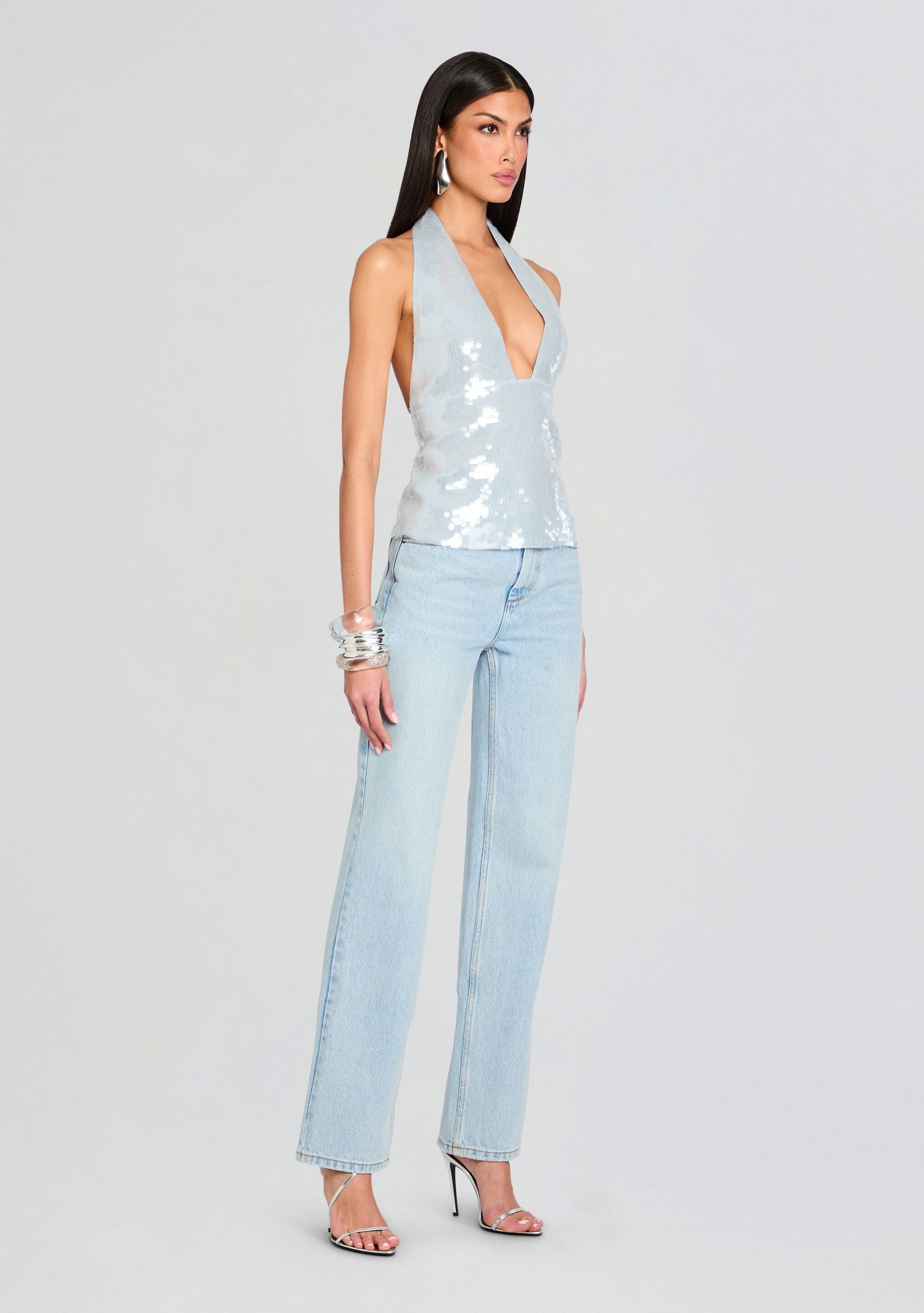 Joy Sequin Top-Sunny Prom