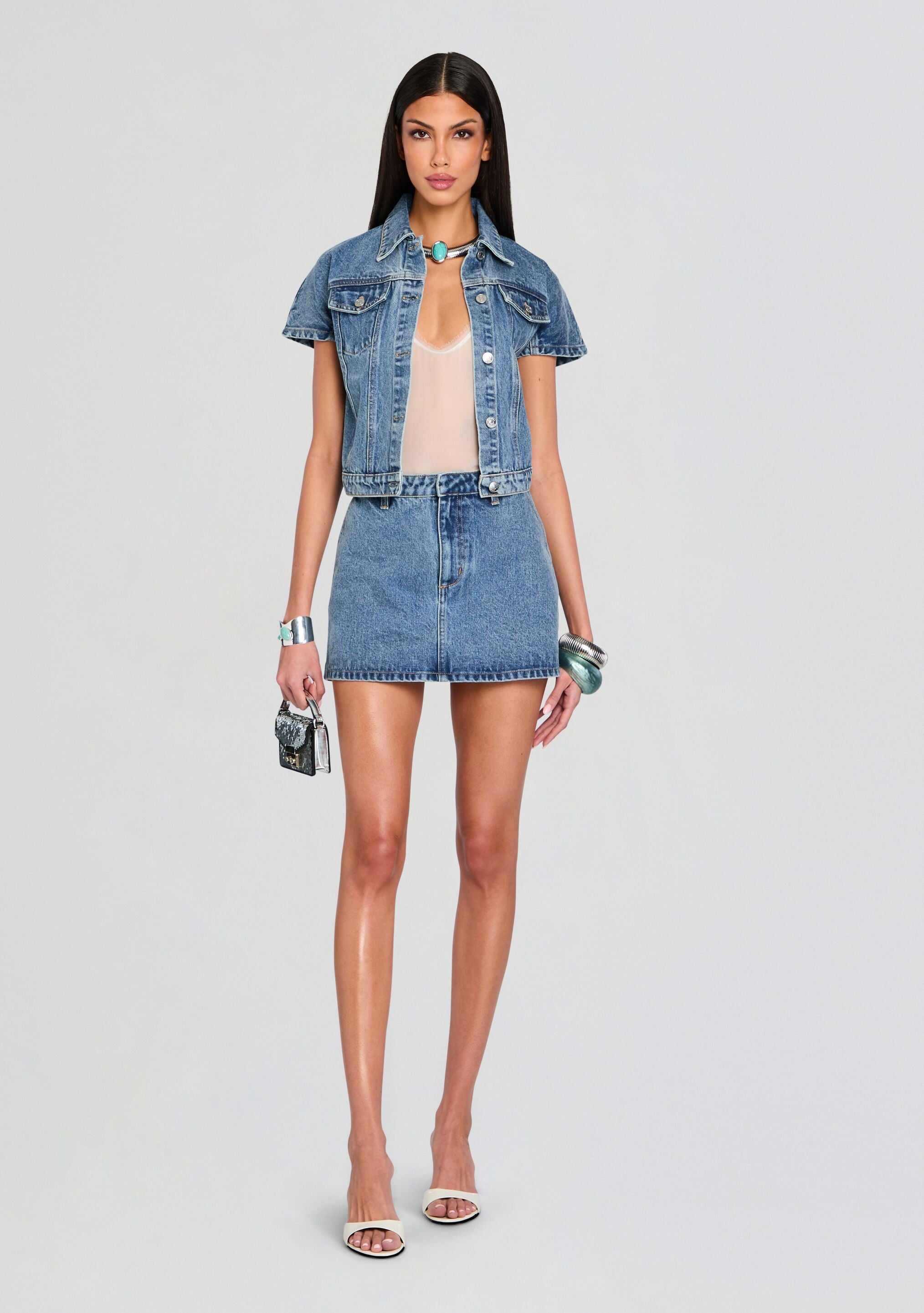 Magda Cap Sleeve Jacket-Sunny Prom