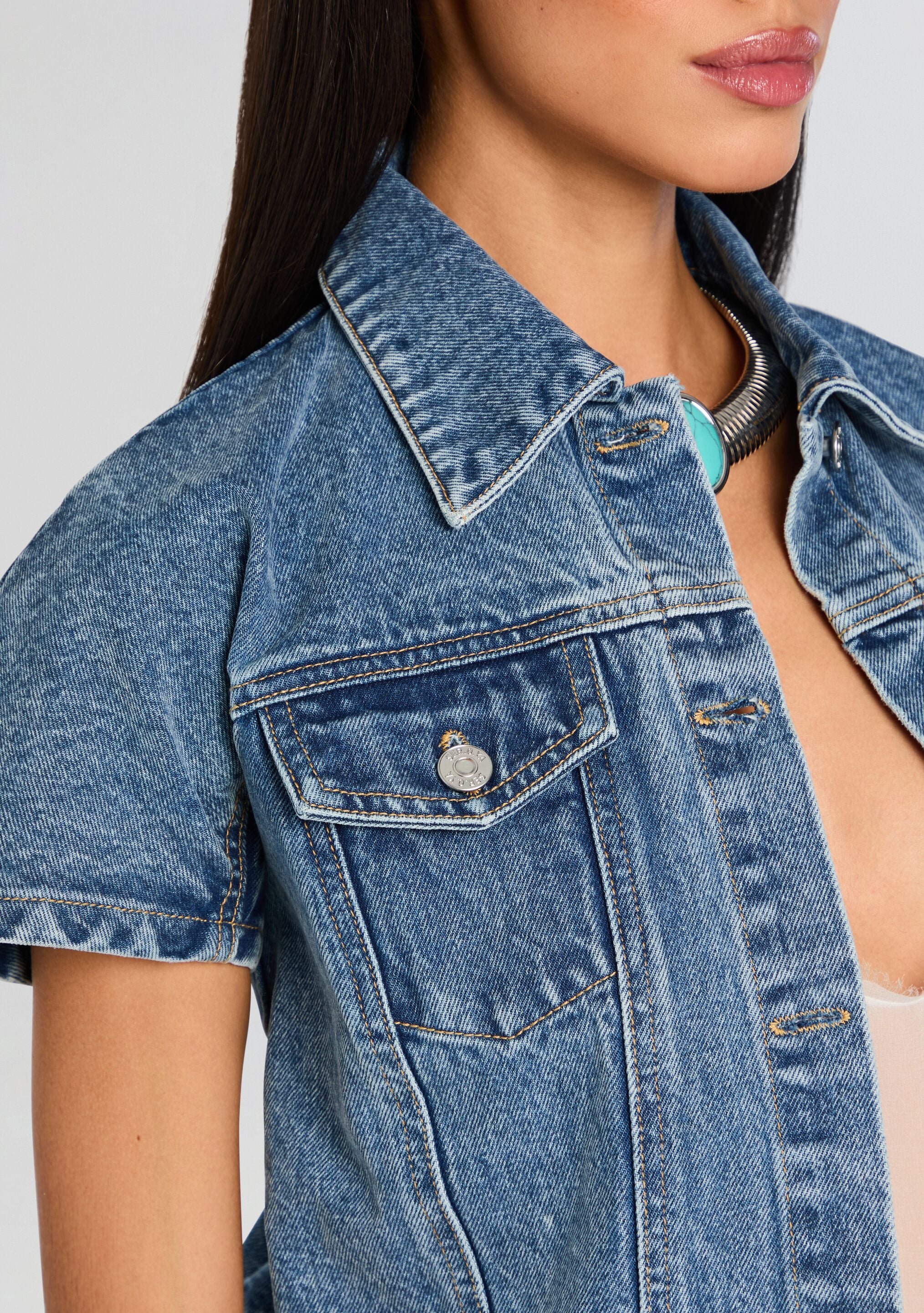 Magda Cap Sleeve Jacket-Sunny Prom