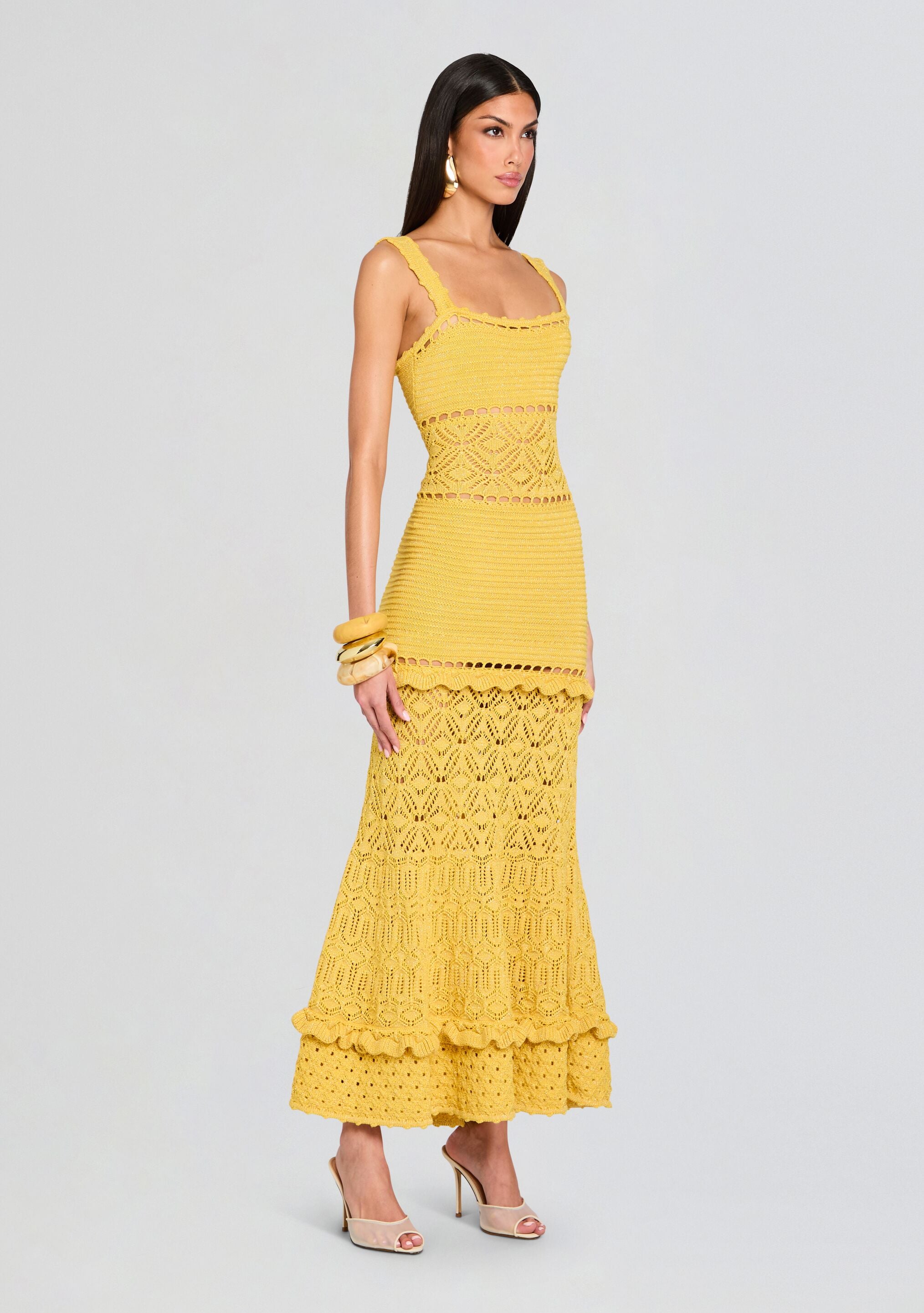 Winona Crochet Dress-Sunny Prom