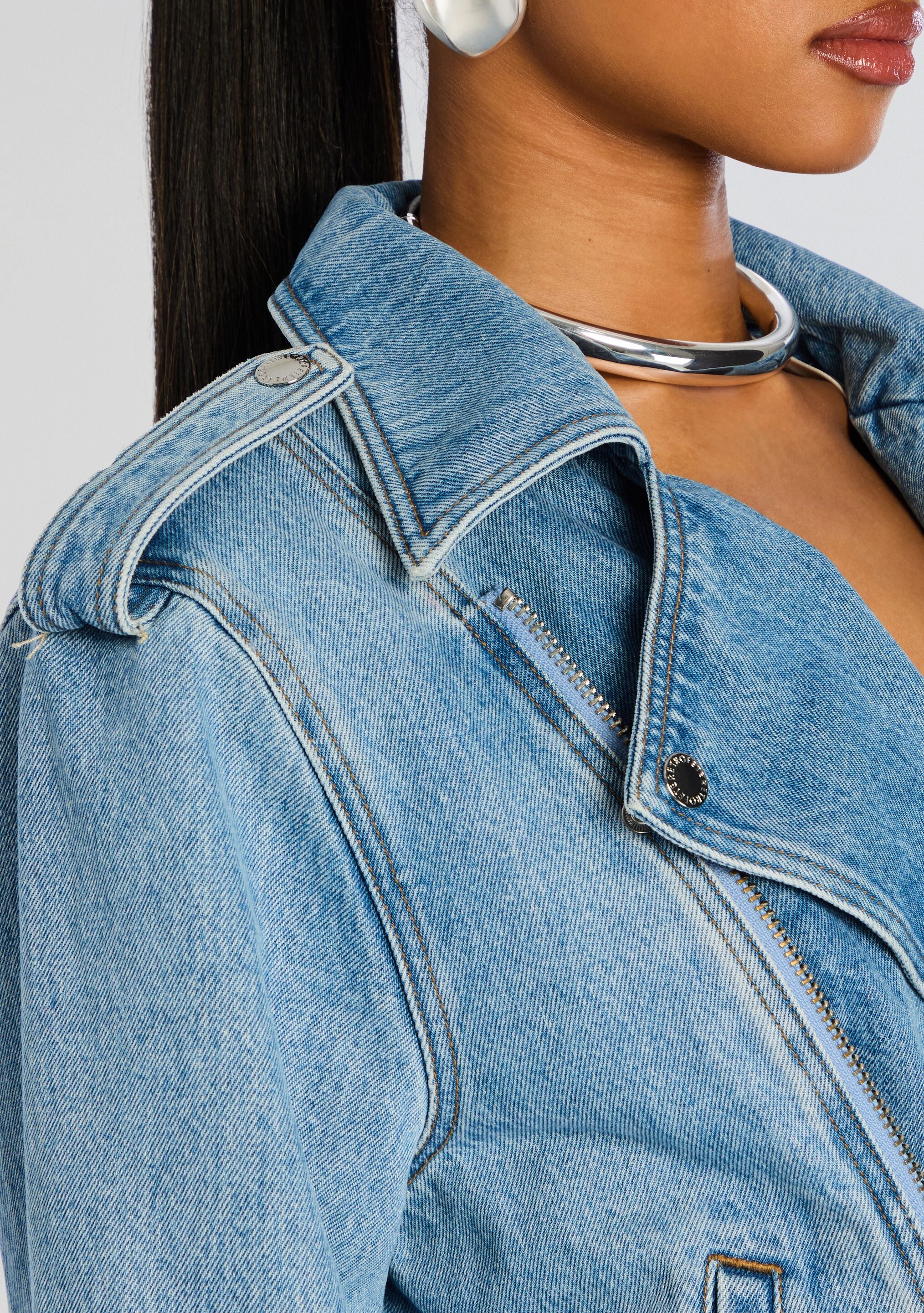 Shay Denim Jacket-Sunny Prom