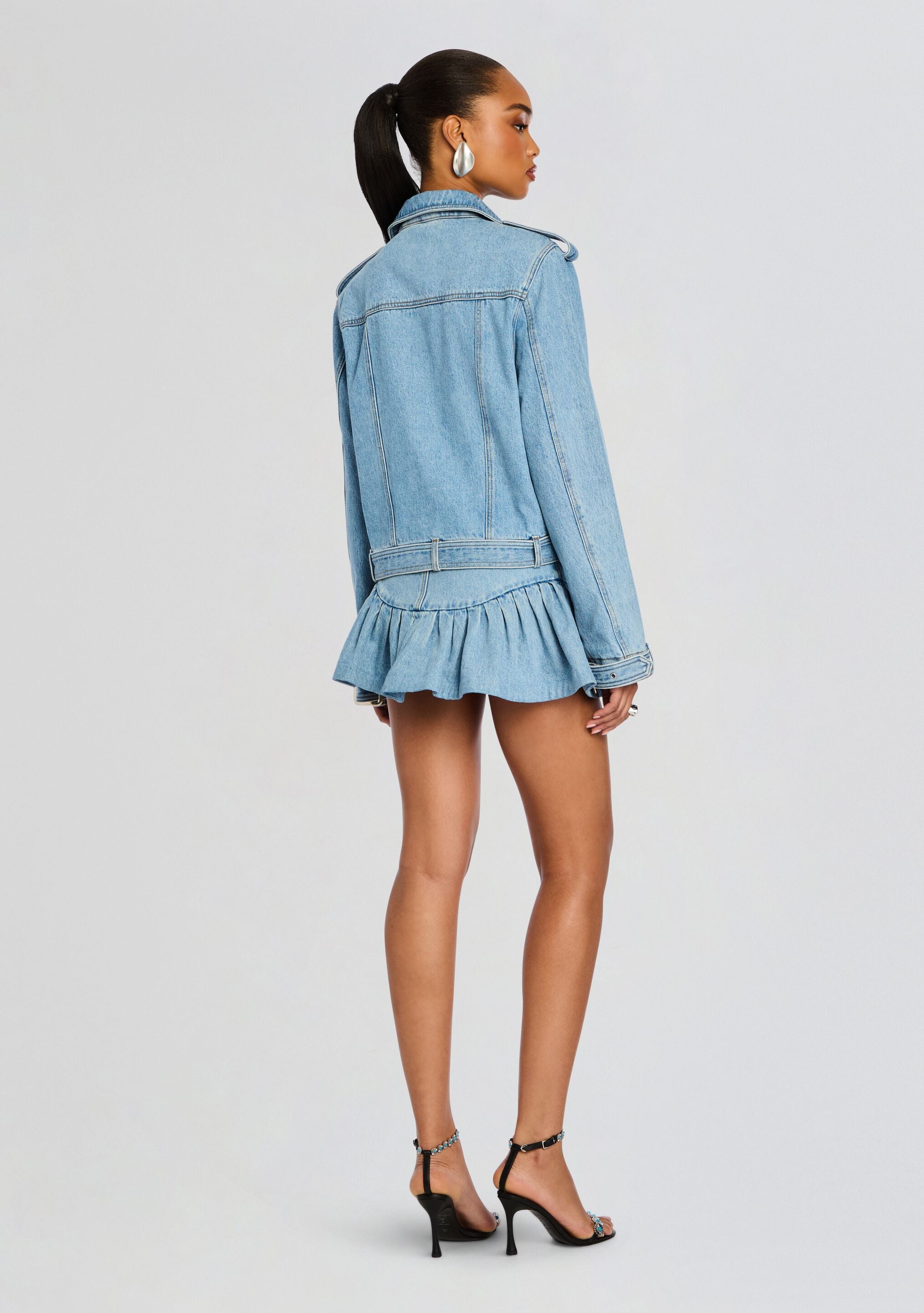 Angelique Denim Skirt-Sunny Prom