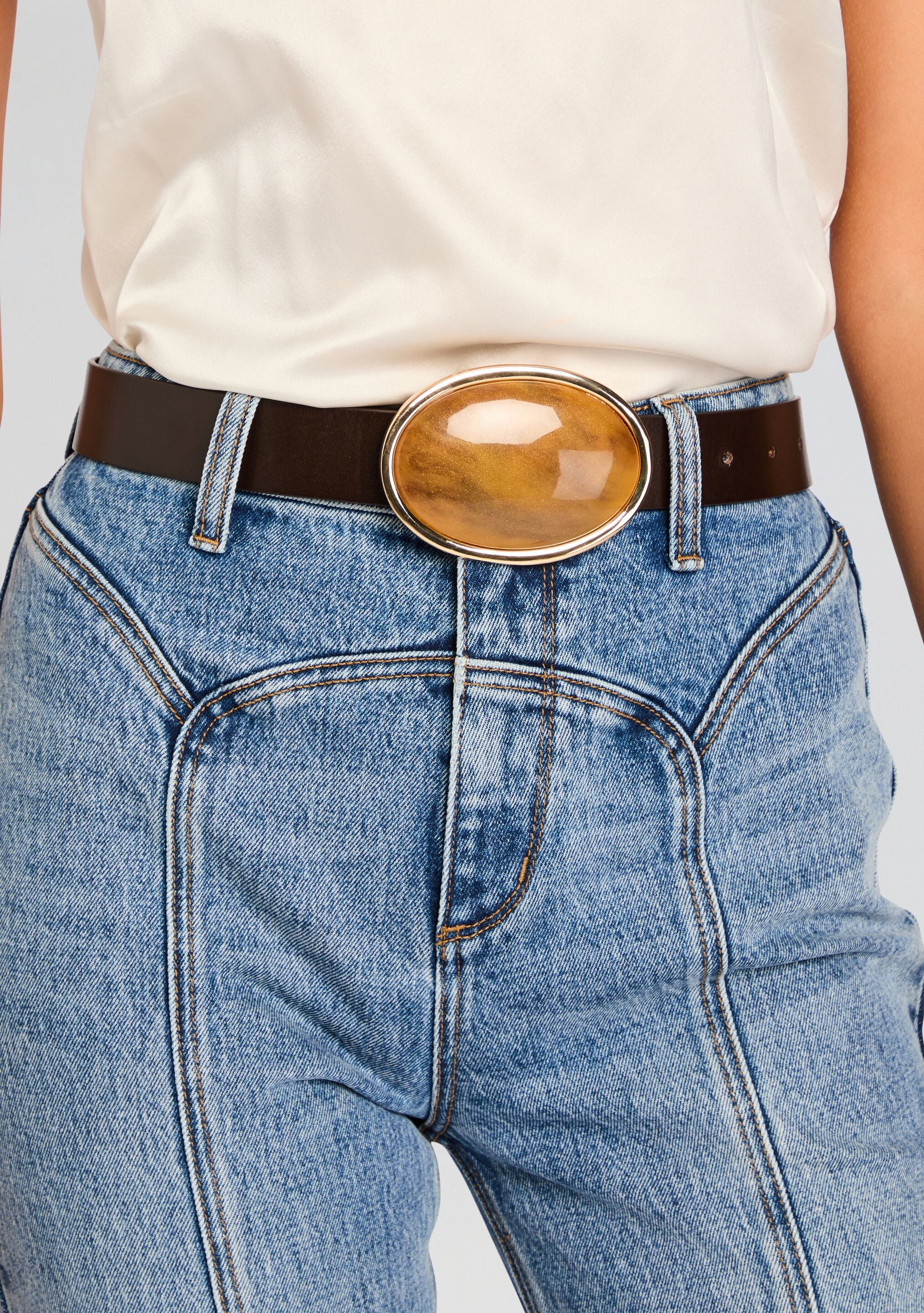 Dagmar High Waist Leather Belt-Sunny Prom