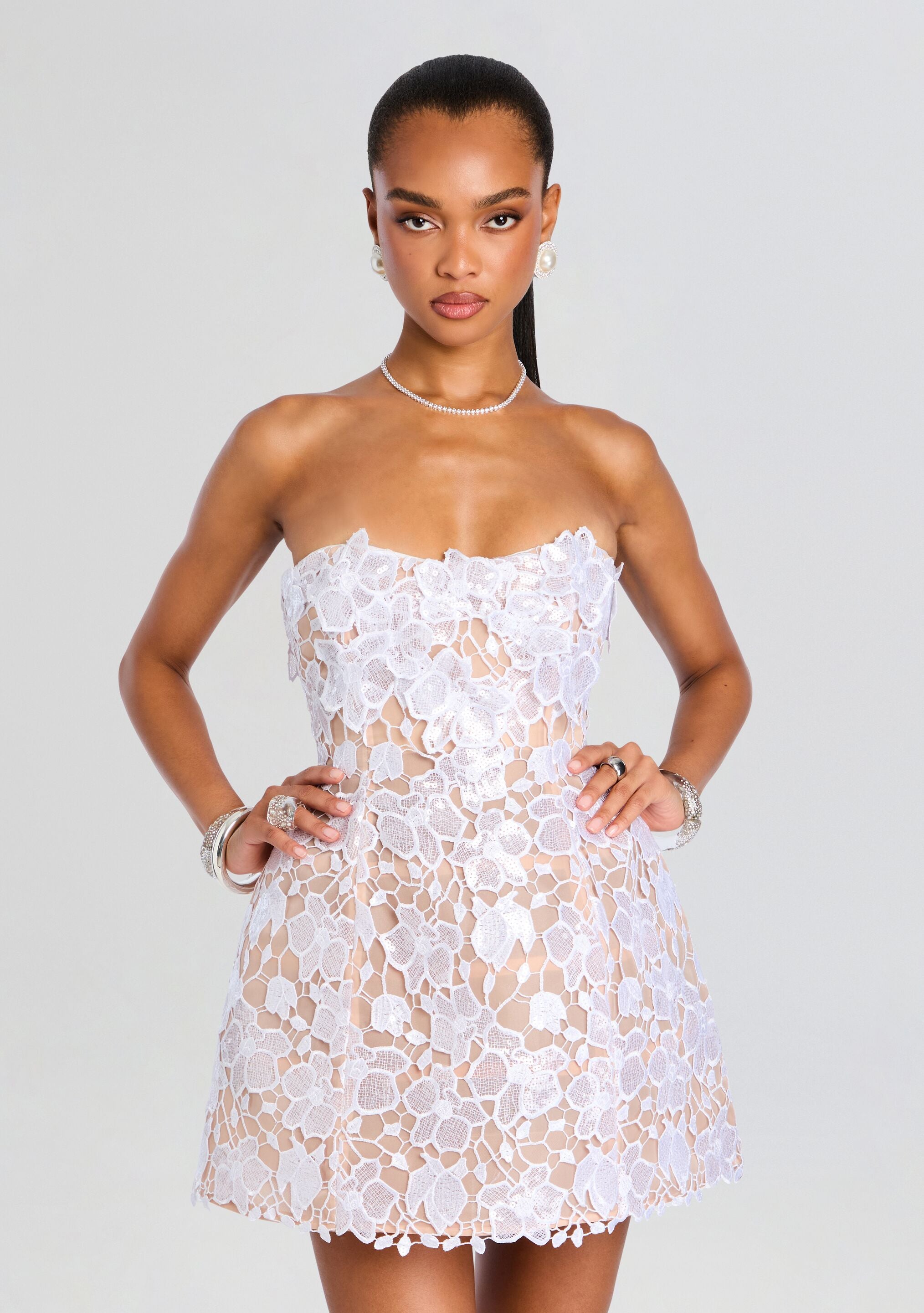 Alira Lace Dress-Sunny Prom