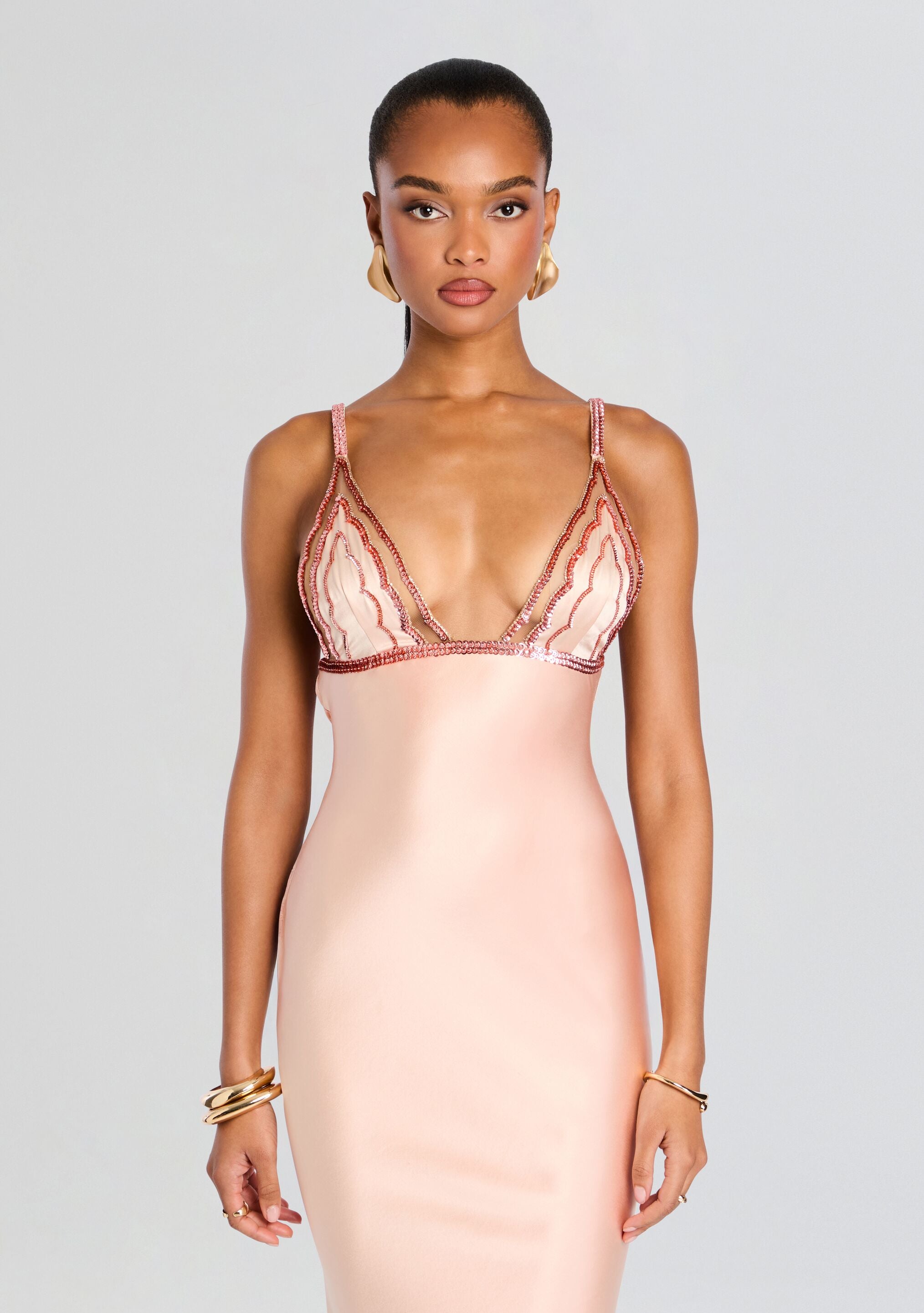 Mille Embellished Dress-Sunny Prom