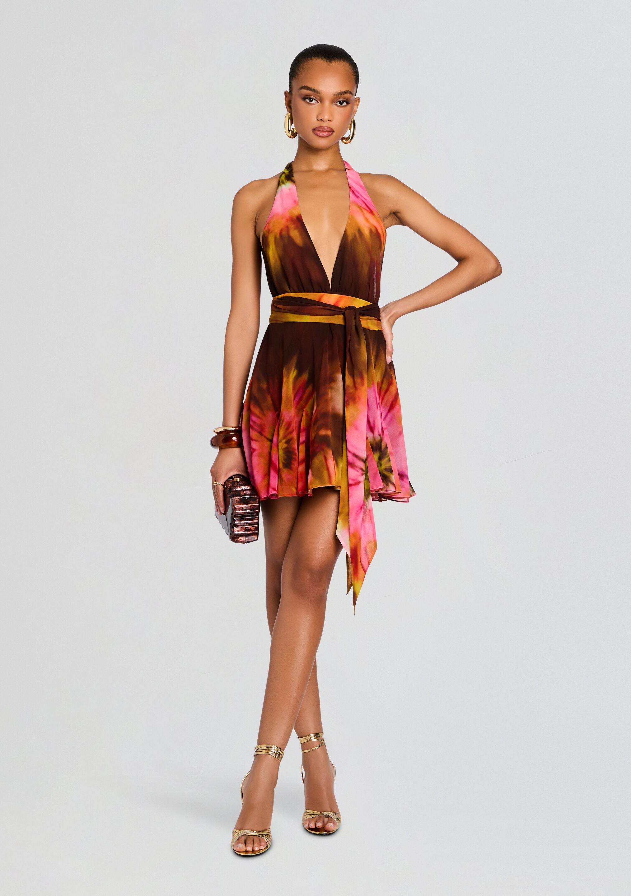 Briola Chiffon Dress-Sunny Prom