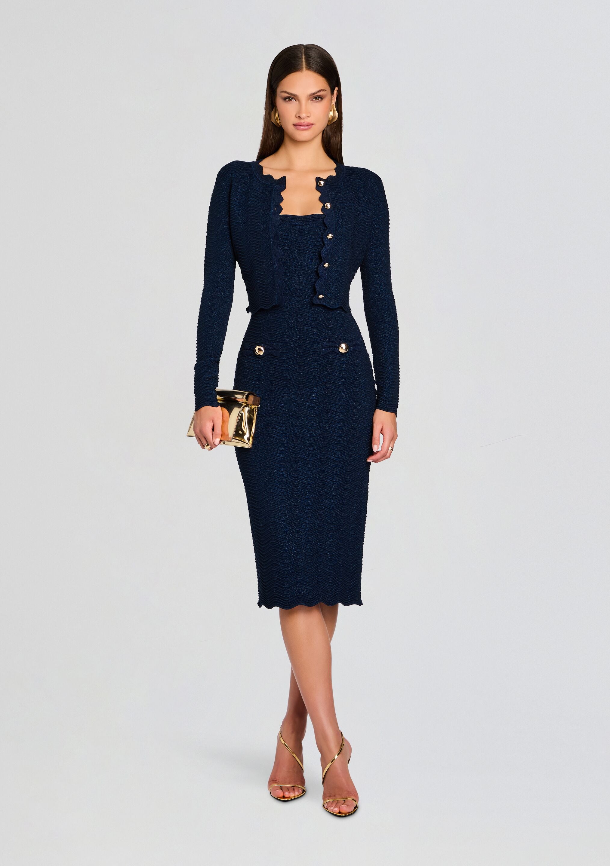 Dallys Knit Jacket-Sunny Prom