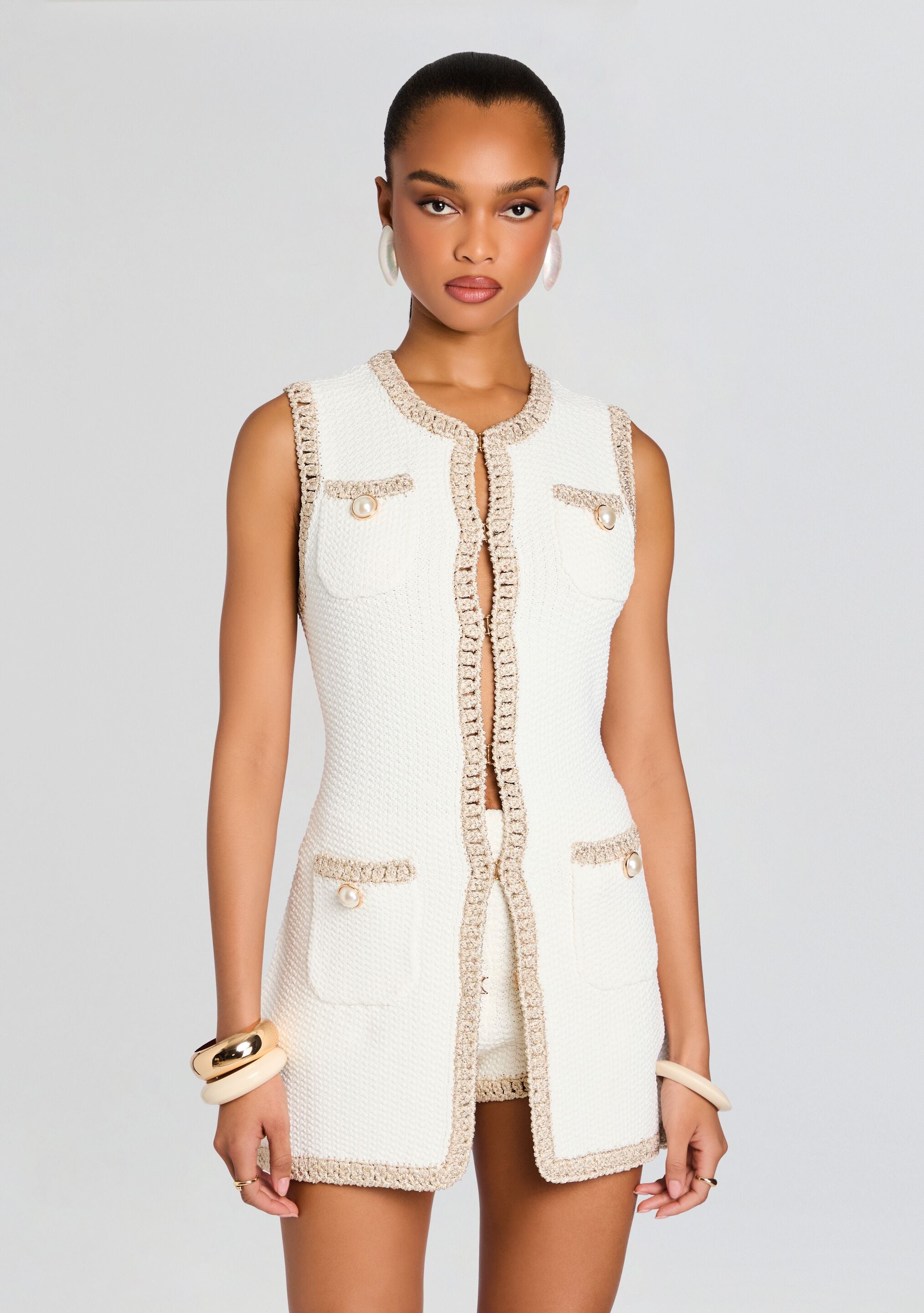 Peppa Knit Vest-Sunny Prom