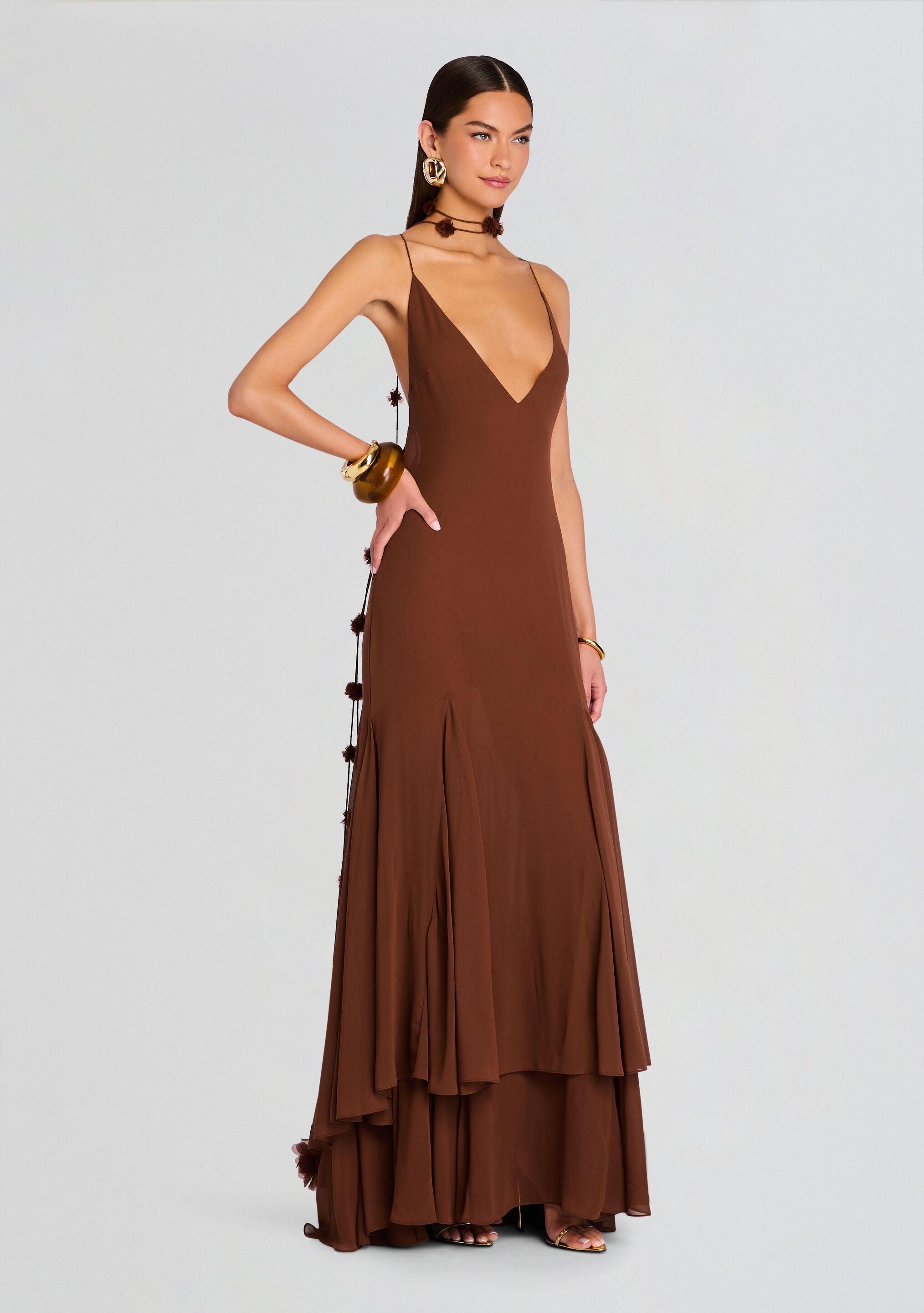 Deena Chiffon Dress-Sunny Prom