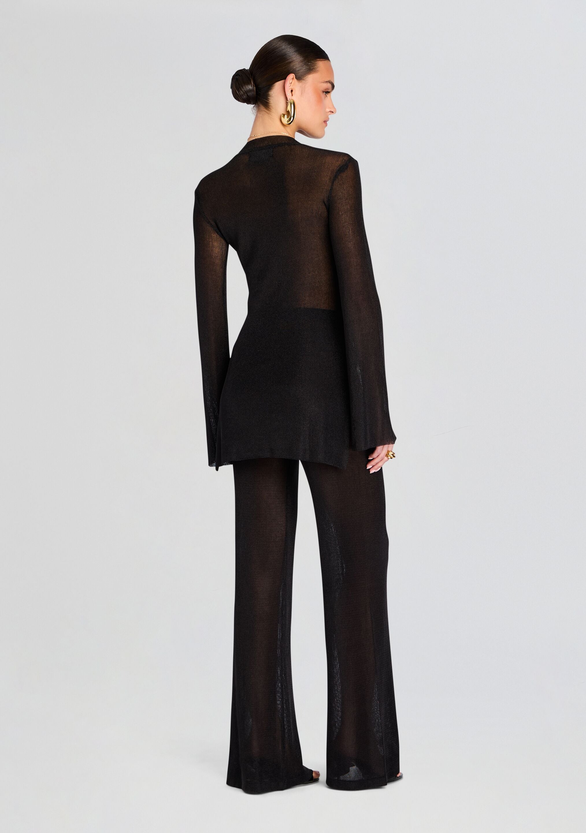 Sheldon Metallic Knit Pant-Sunny Prom