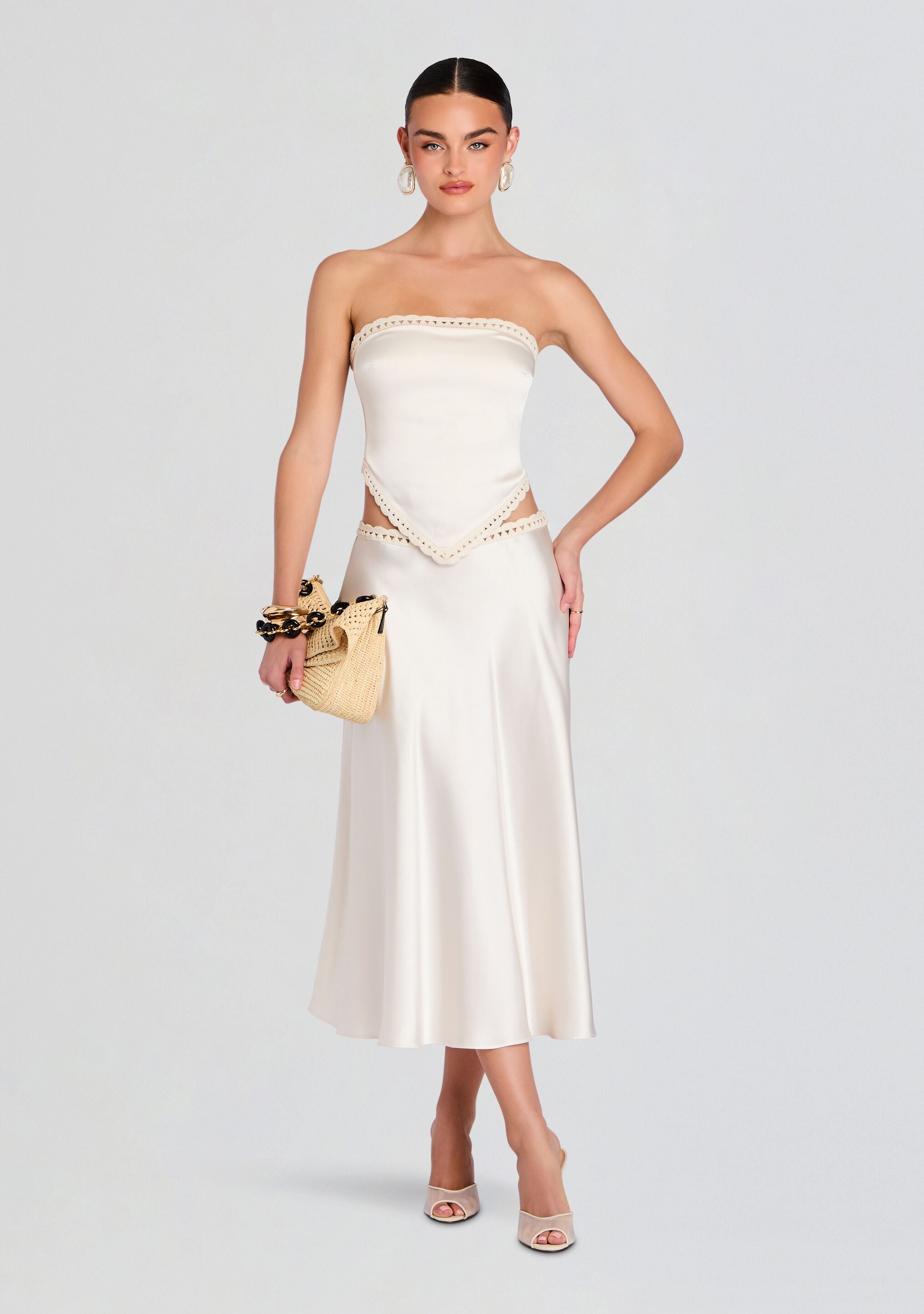 Tamsin Midi Skirt-Sunny Prom