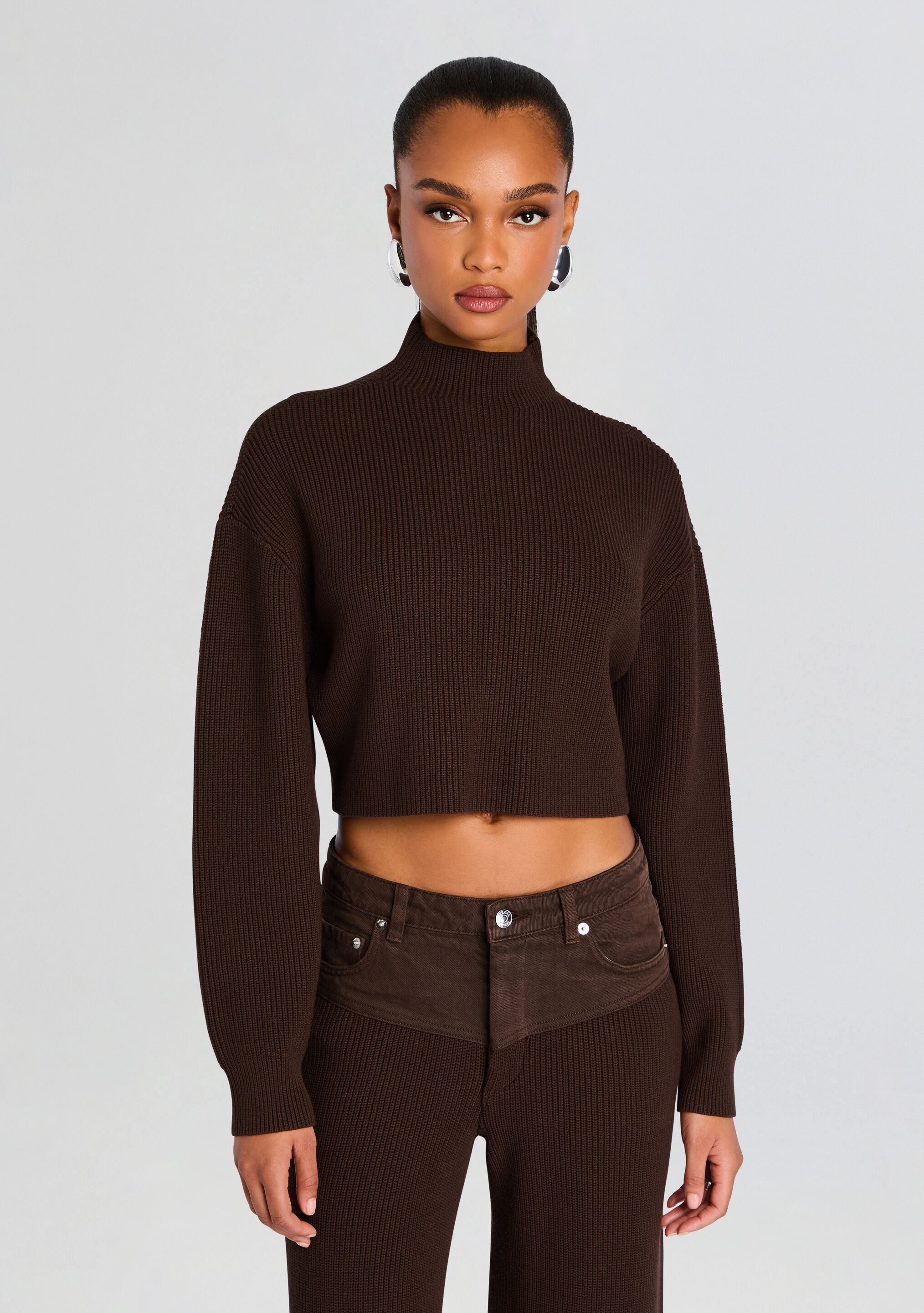Carmen Mid Cropped Sweater-Sunny Prom