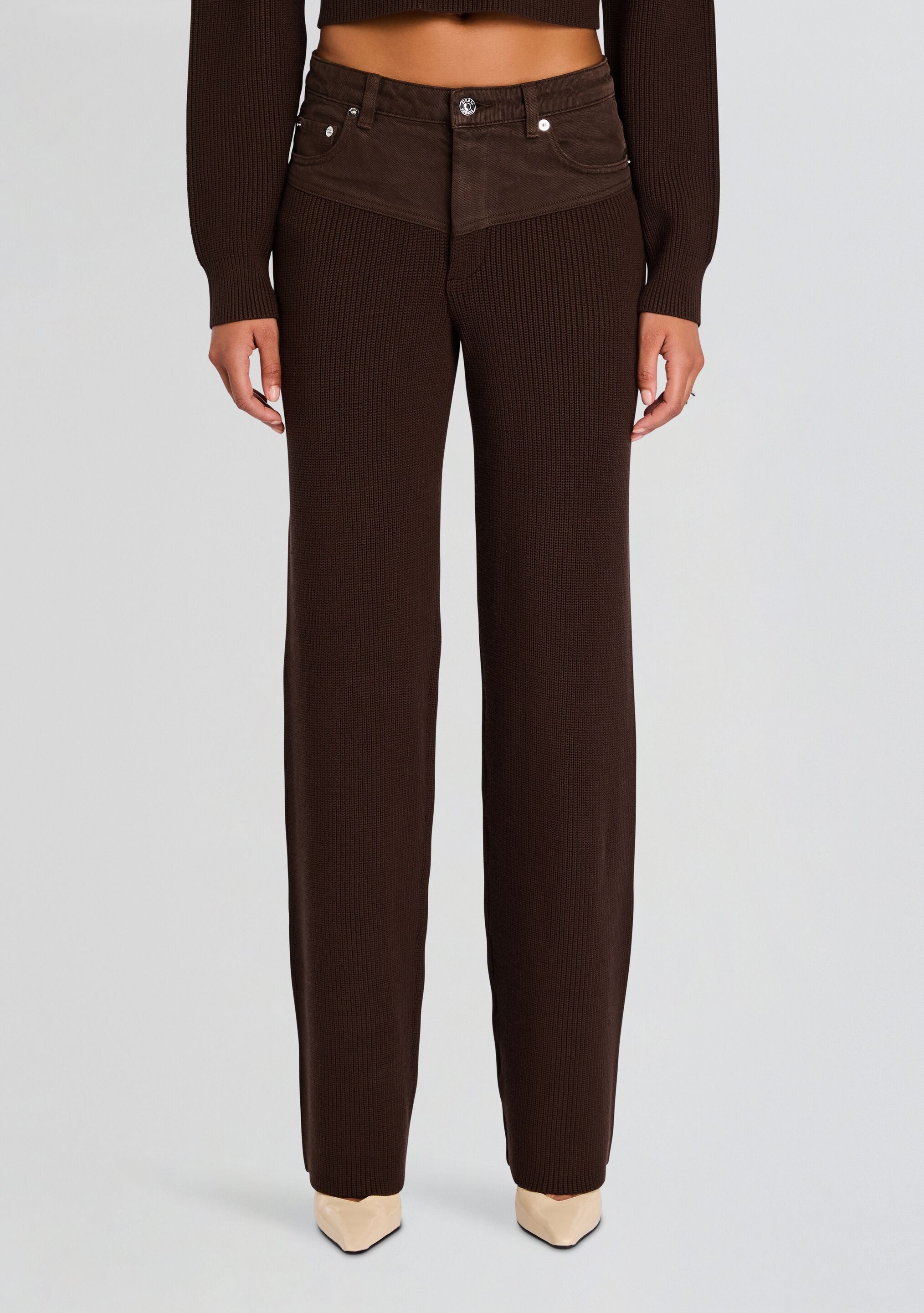 Chani Knit Denim Pant-Sunny Prom