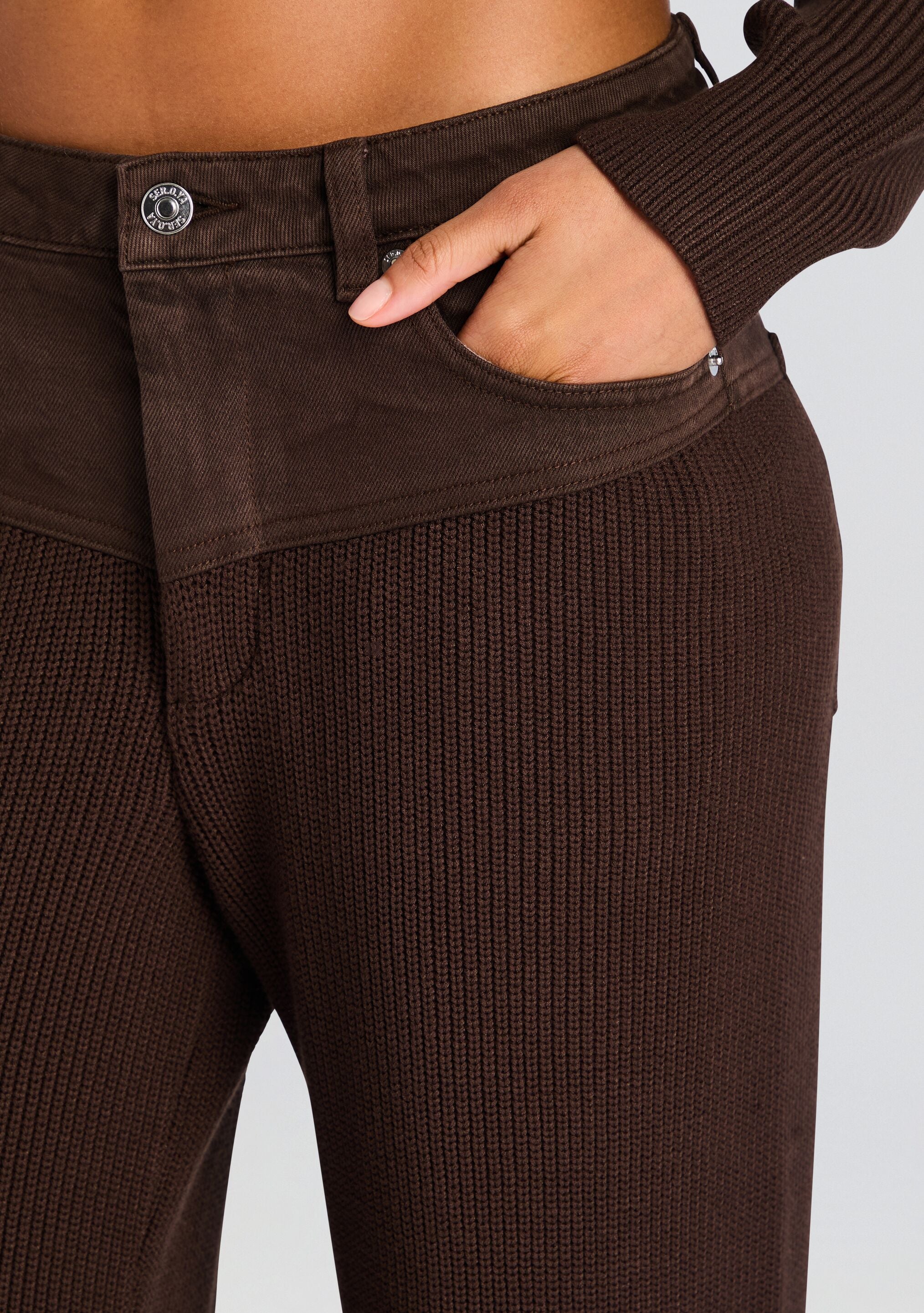 Chani Knit Denim Pant-Sunny Prom