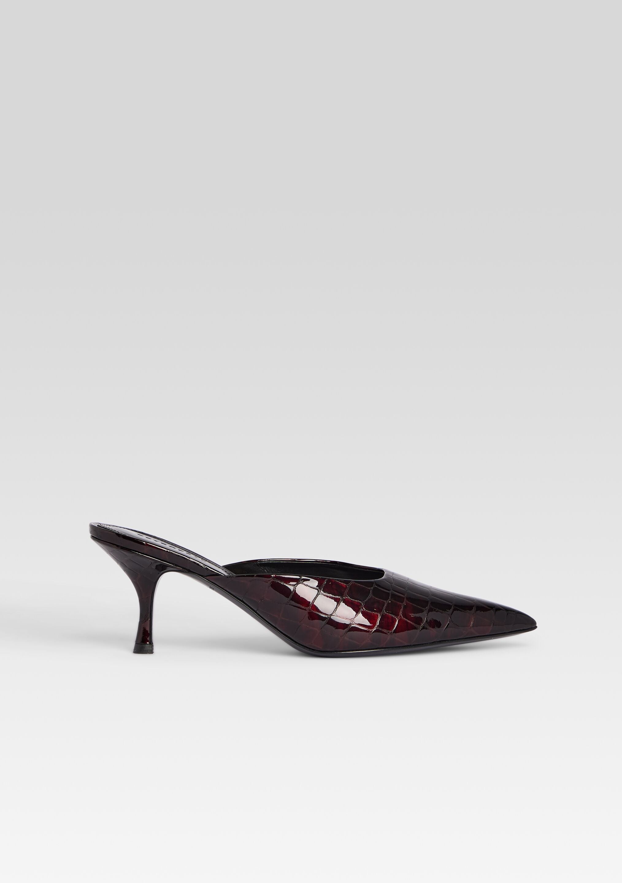 Bonnie Leather Mule-Sunny Prom