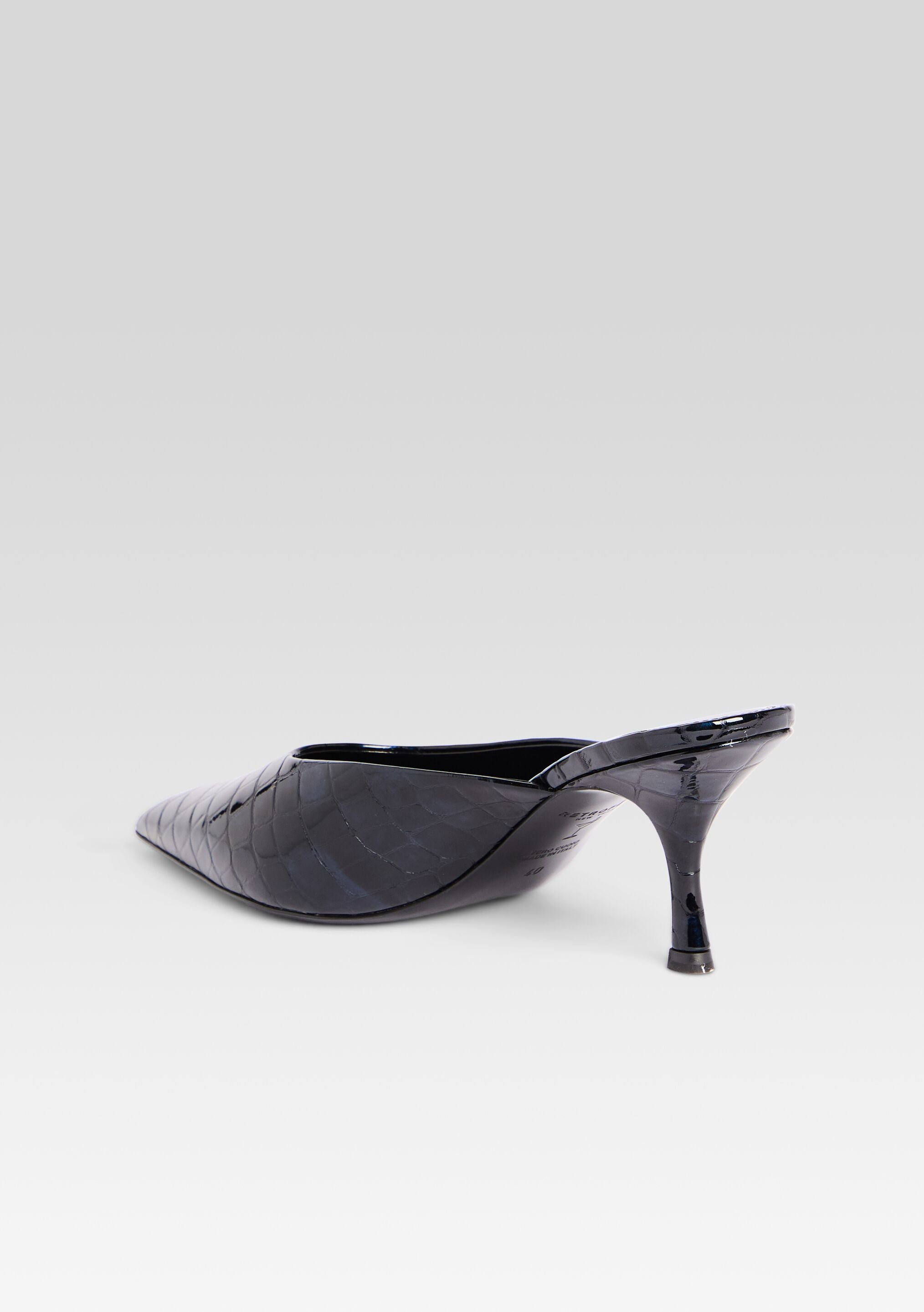 Bonnie Leather Mule-Sunny Prom