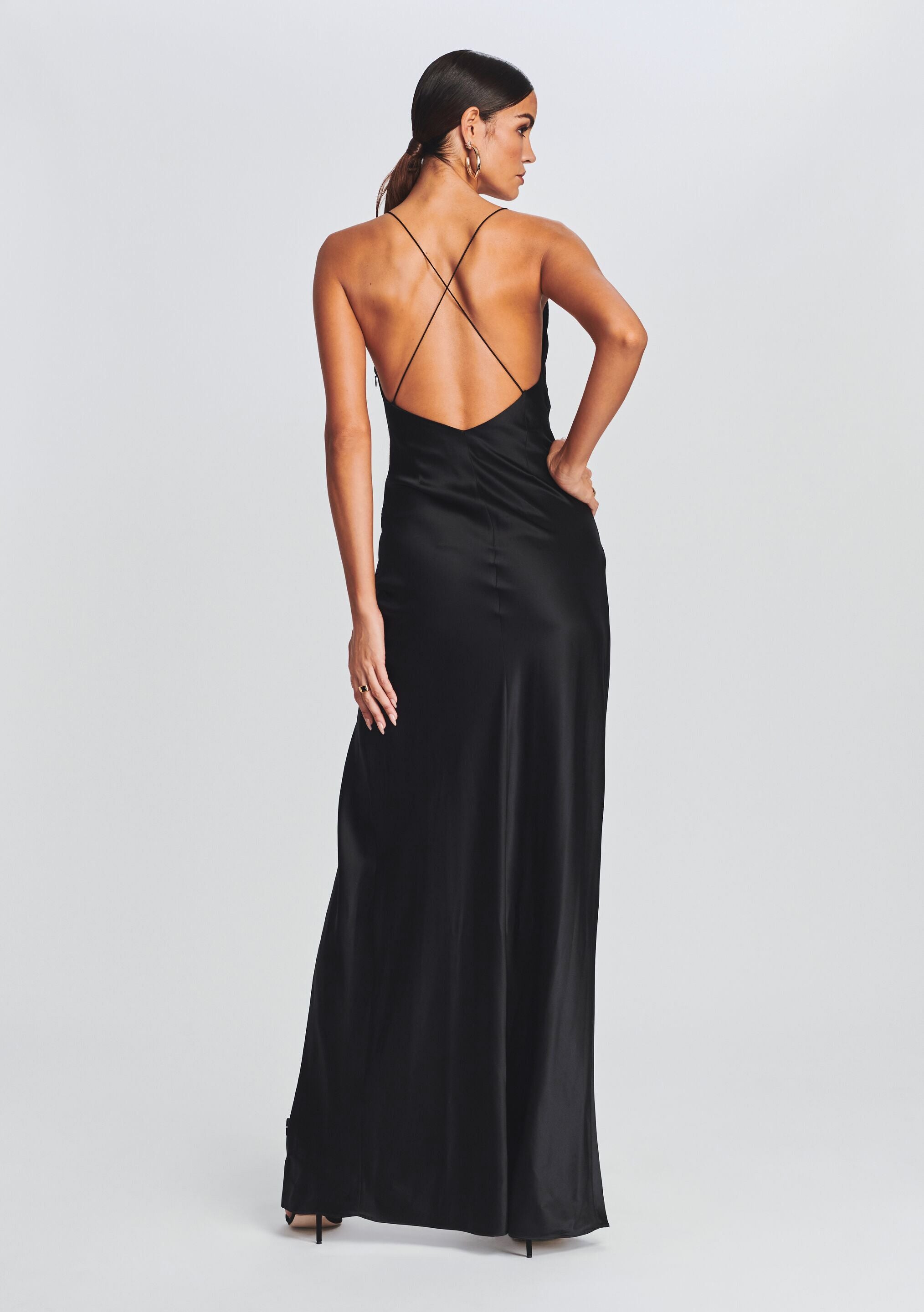 Amina Silk Dress-Sunny Prom