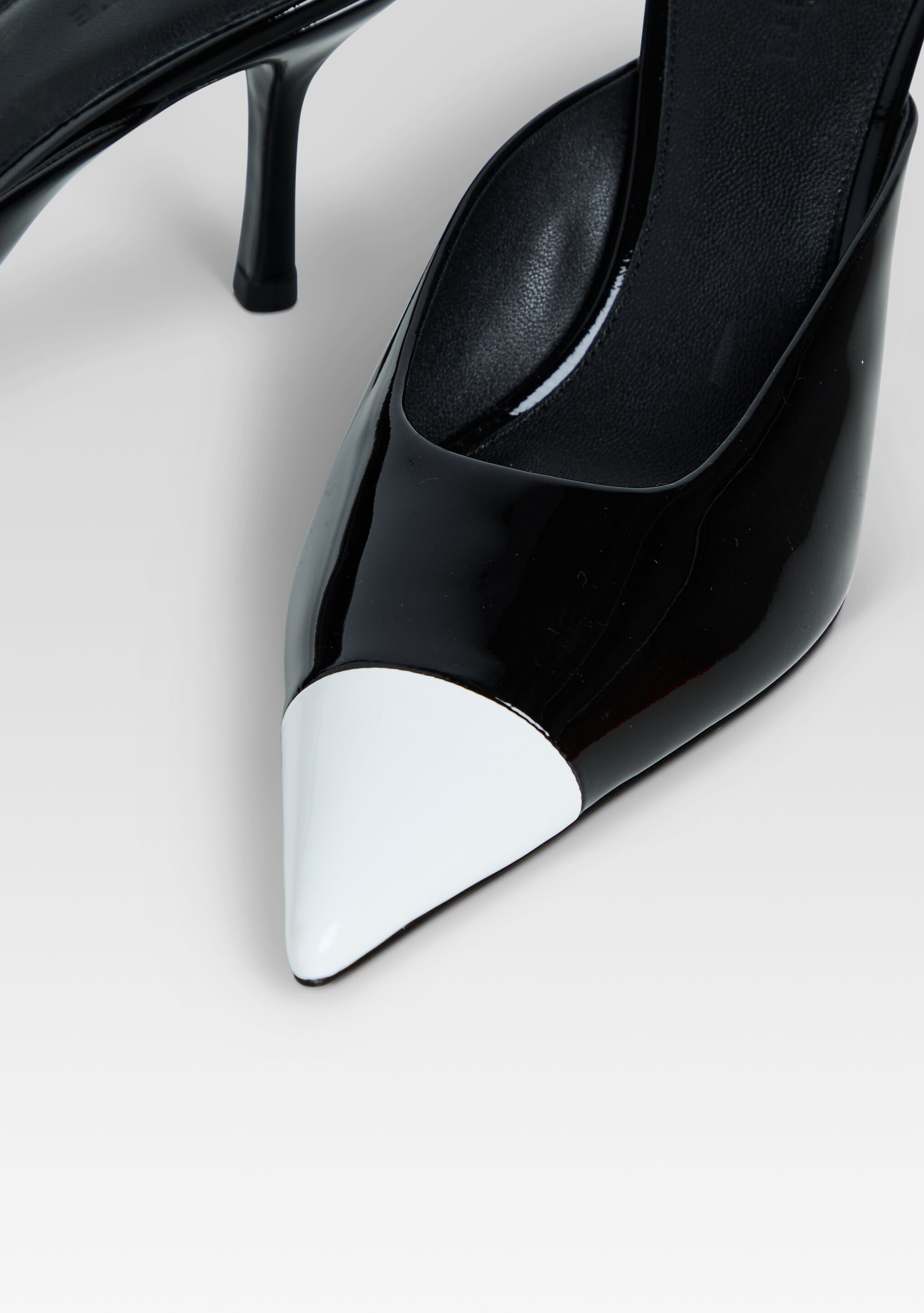 Allegra Leather Kitten Mule-Sunny Prom