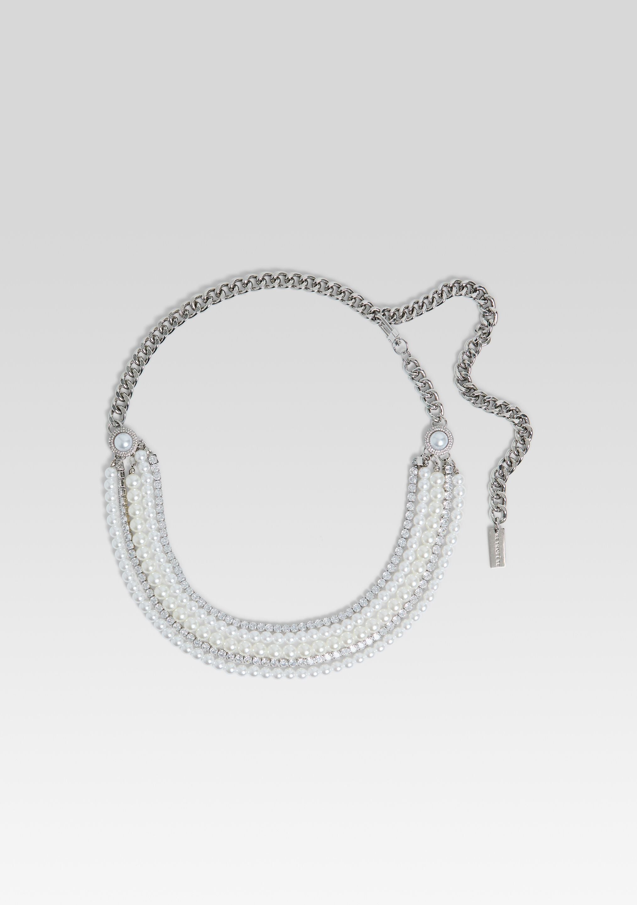 Chloe Pearl Chain Belt-Sunny Prom