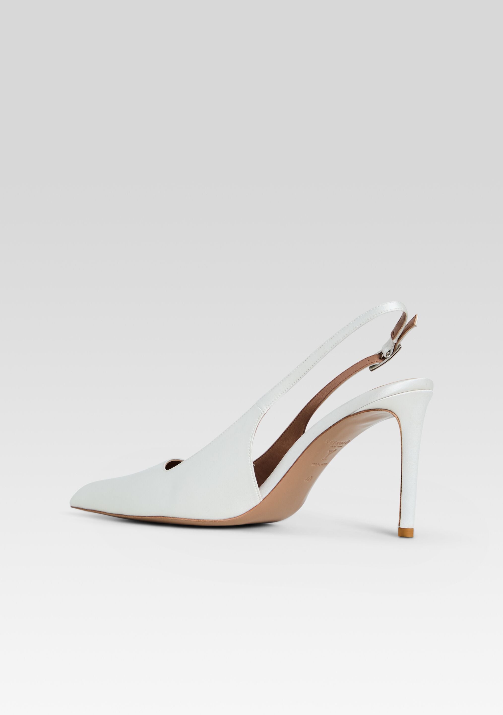 Evelyn Satin Slingback-Sunny Prom