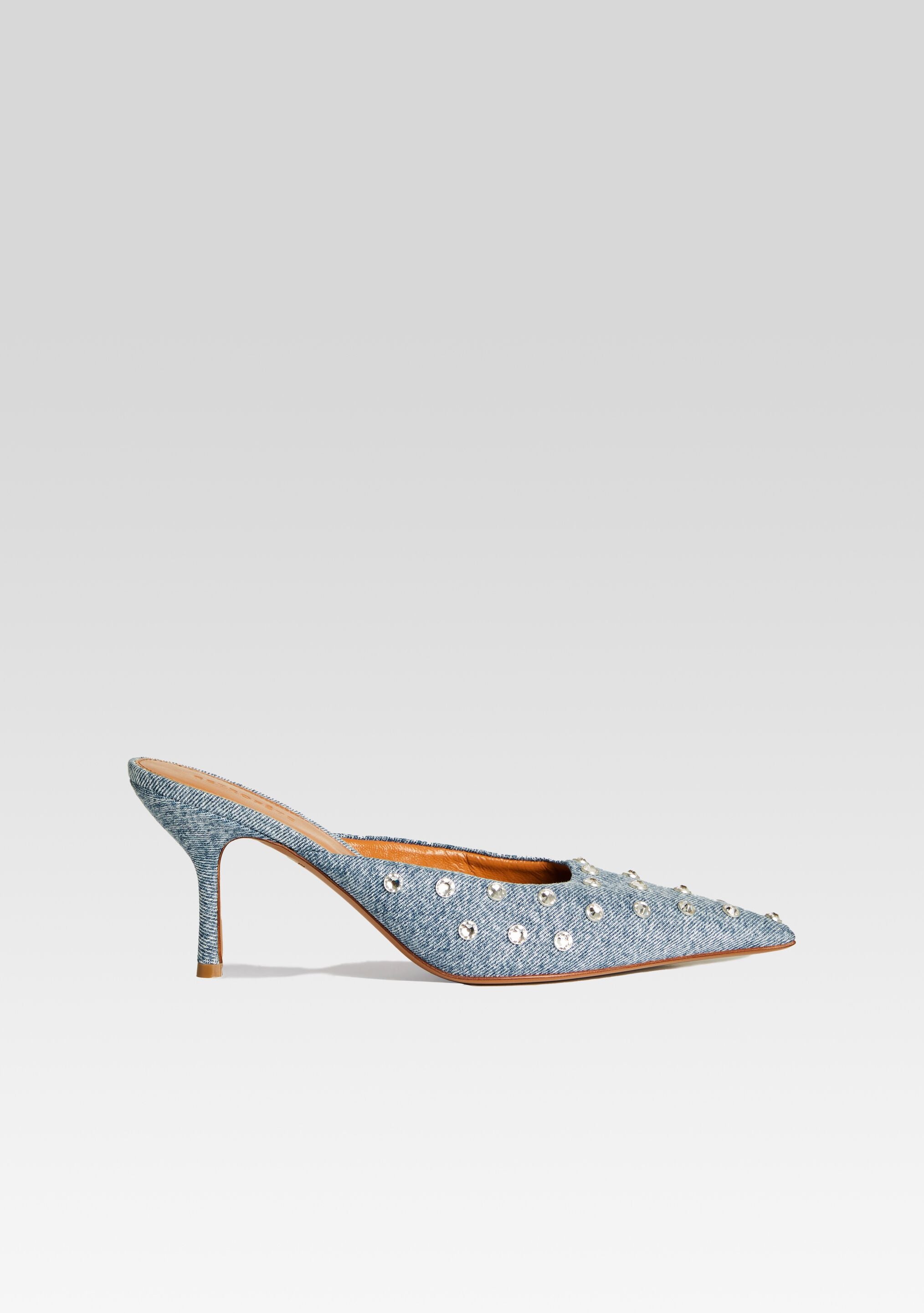 Pacifica Embellished Denim Mule-Sunny Prom