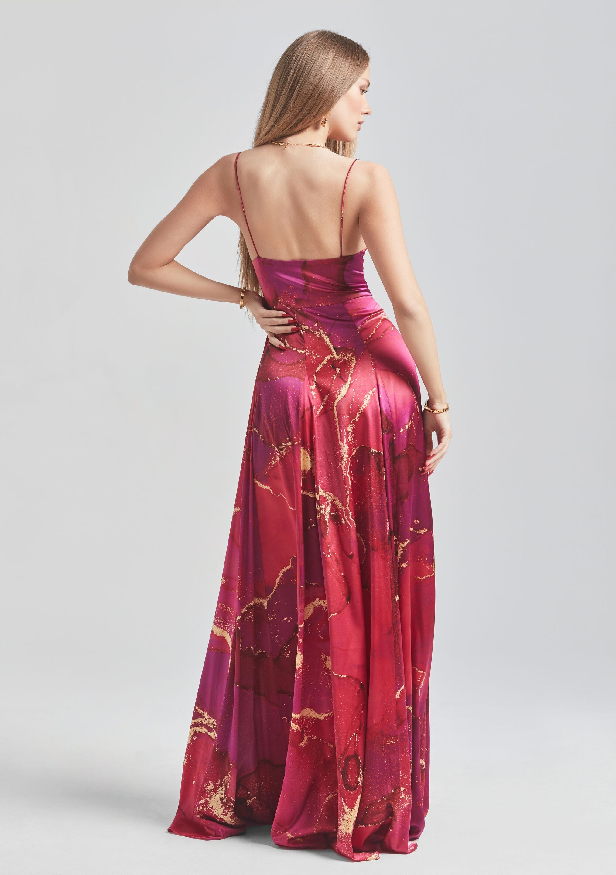 Gracie Silk Dress-Sunny Prom