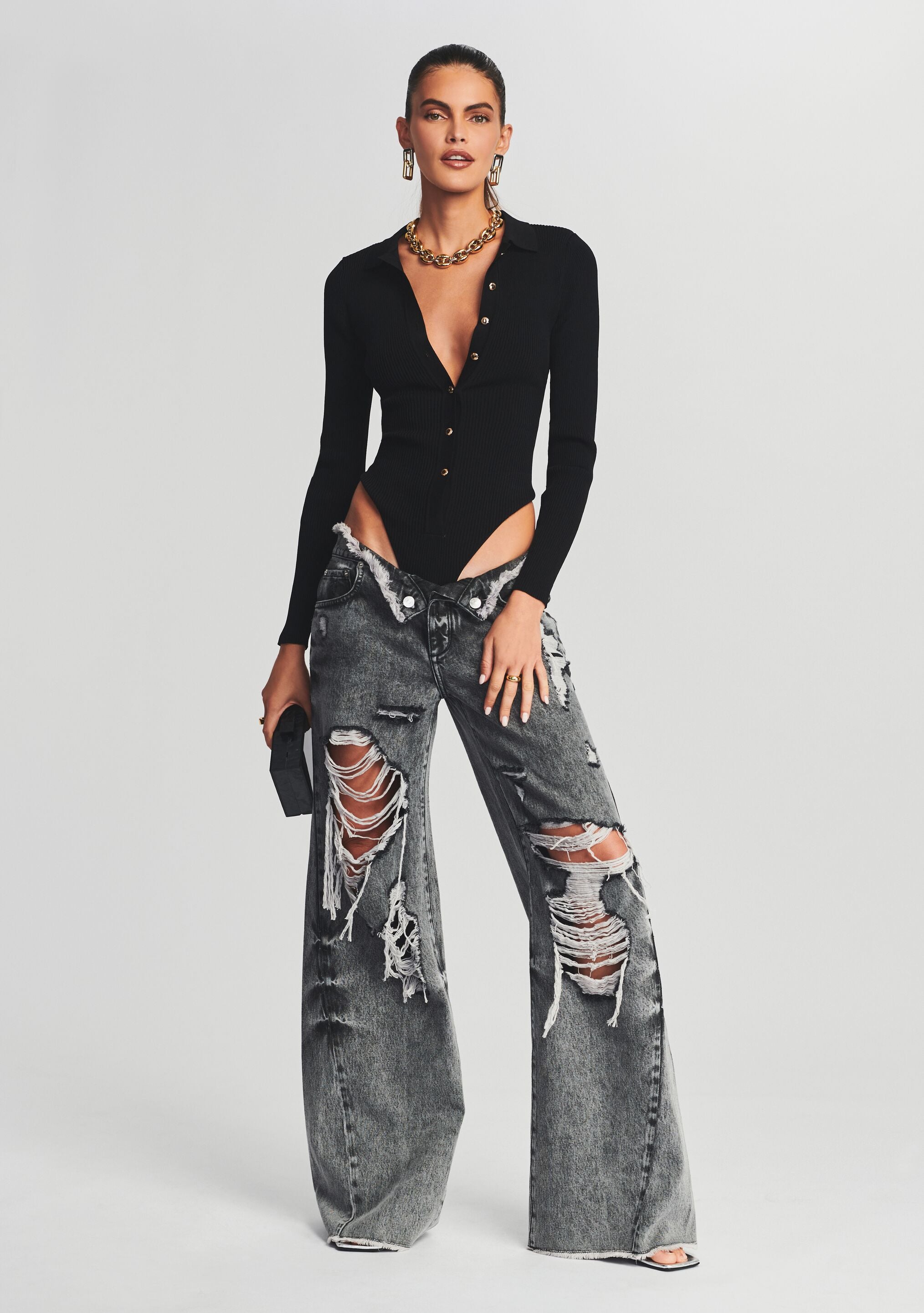Ollie Wide Leg Jean-Sunny Prom