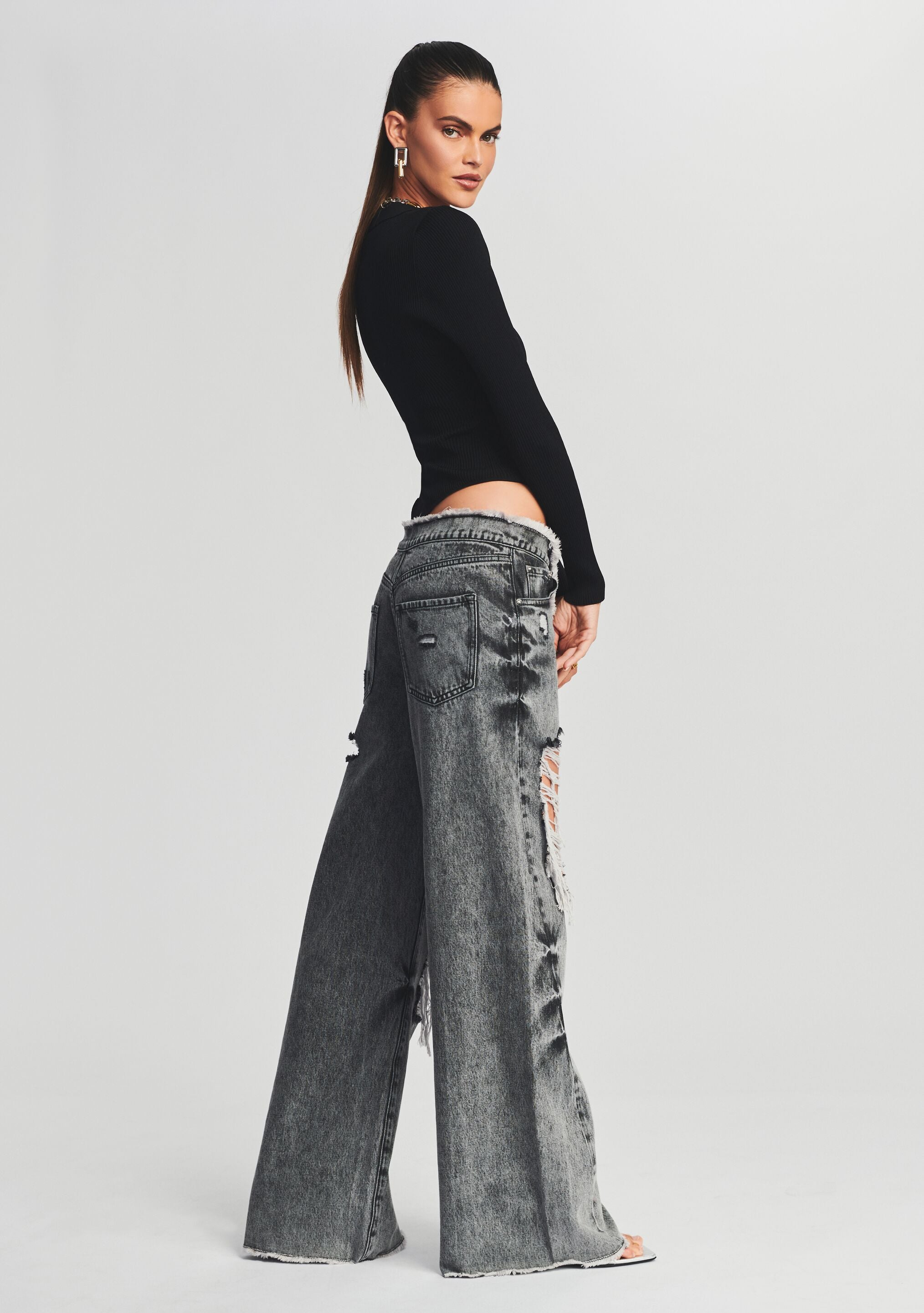 Ollie Wide Leg Jean-Sunny Prom