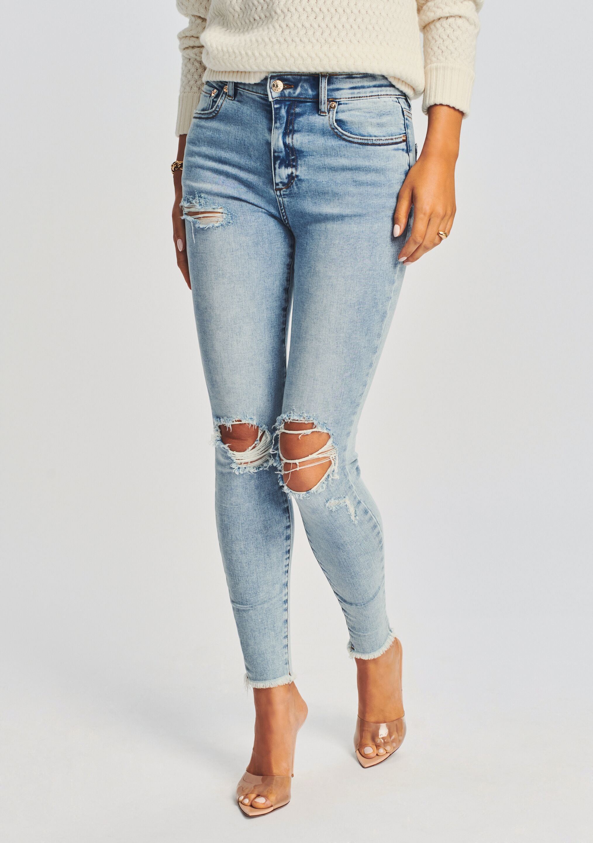 Maya Mid-Rise Jean-Sunny Prom
