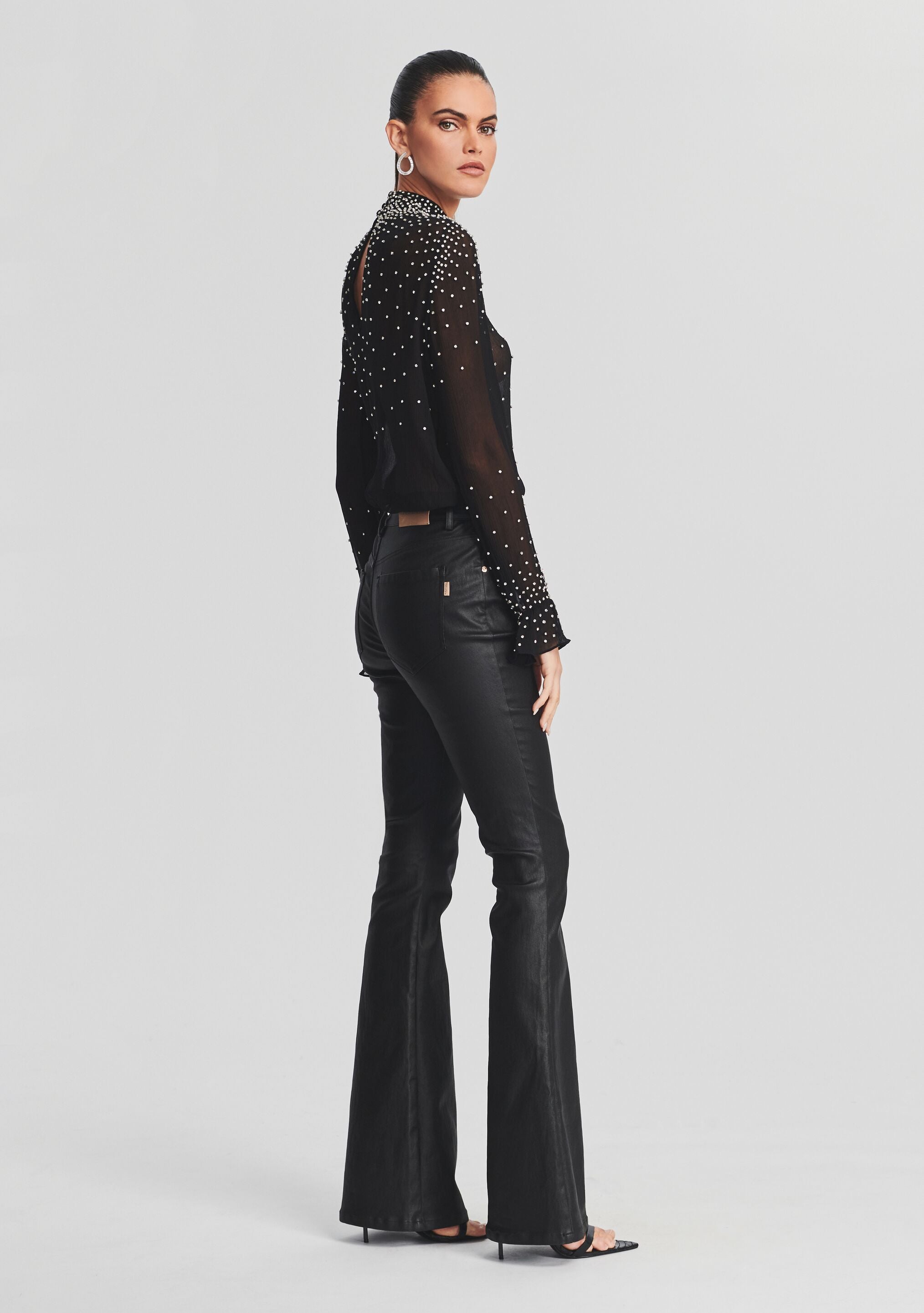 Joyce Silk Chiffon Top-Sunny Prom