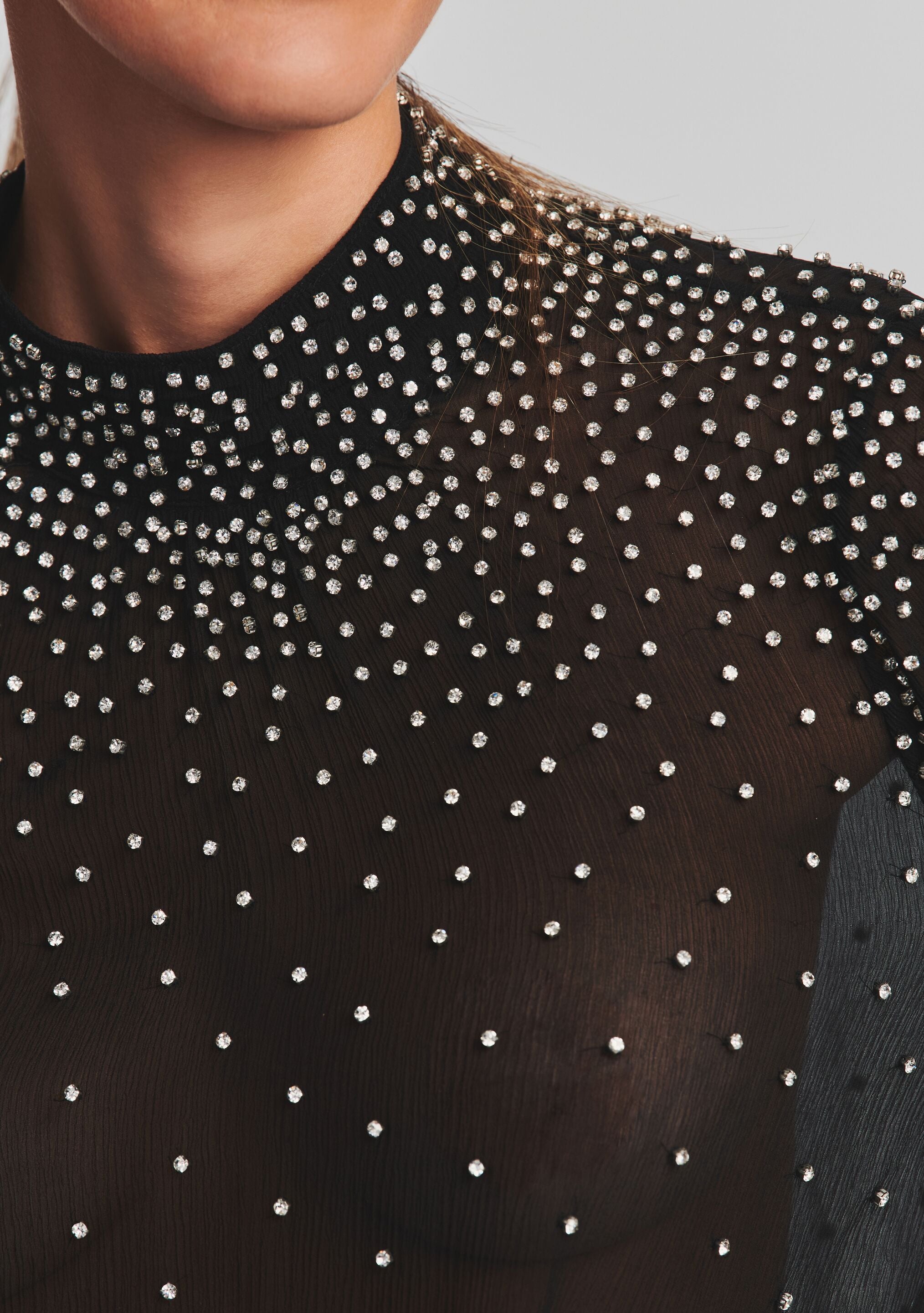 Joyce Silk Chiffon Top-Sunny Prom