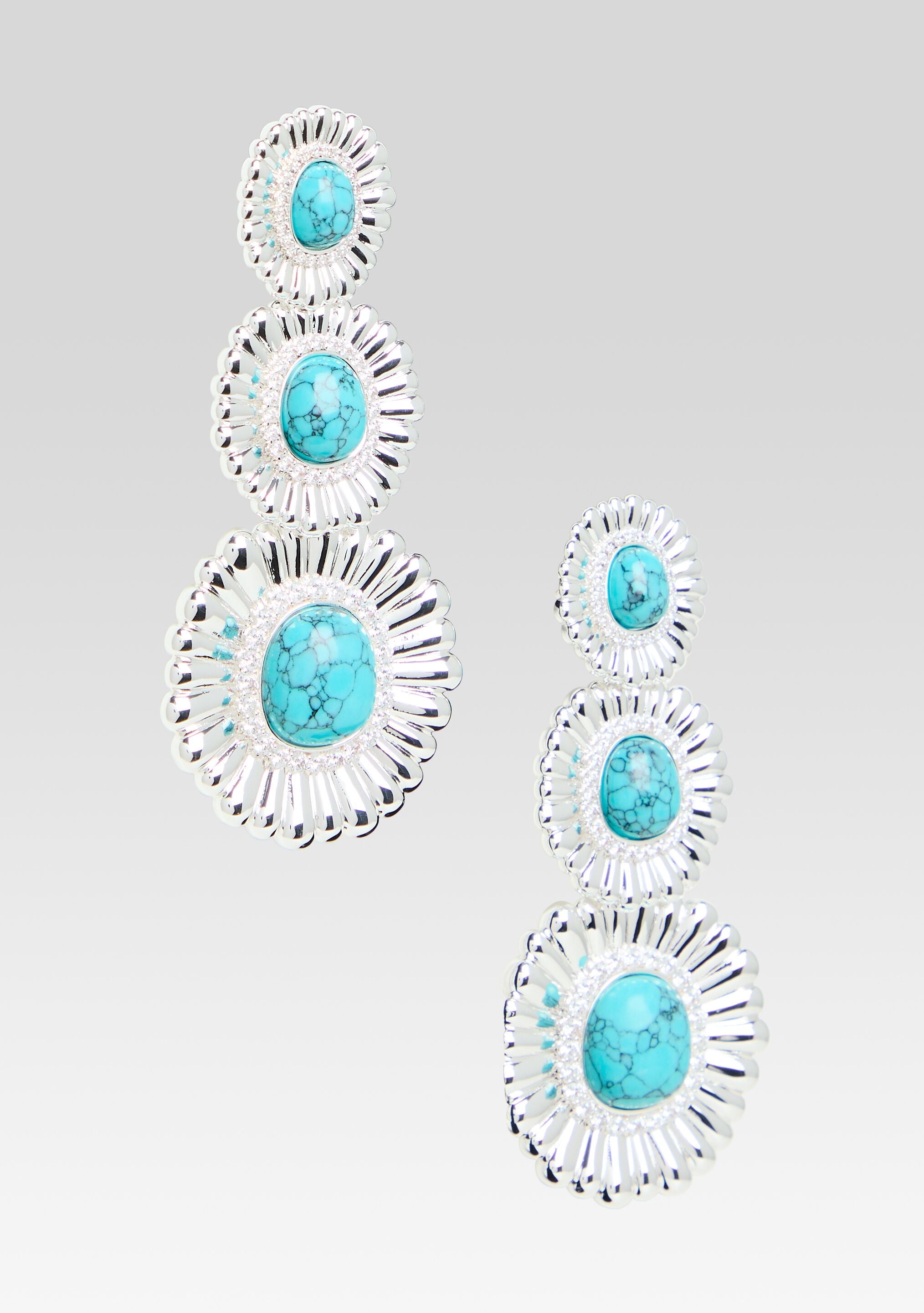 Orabella Turquoise Earrings-Sunny Prom