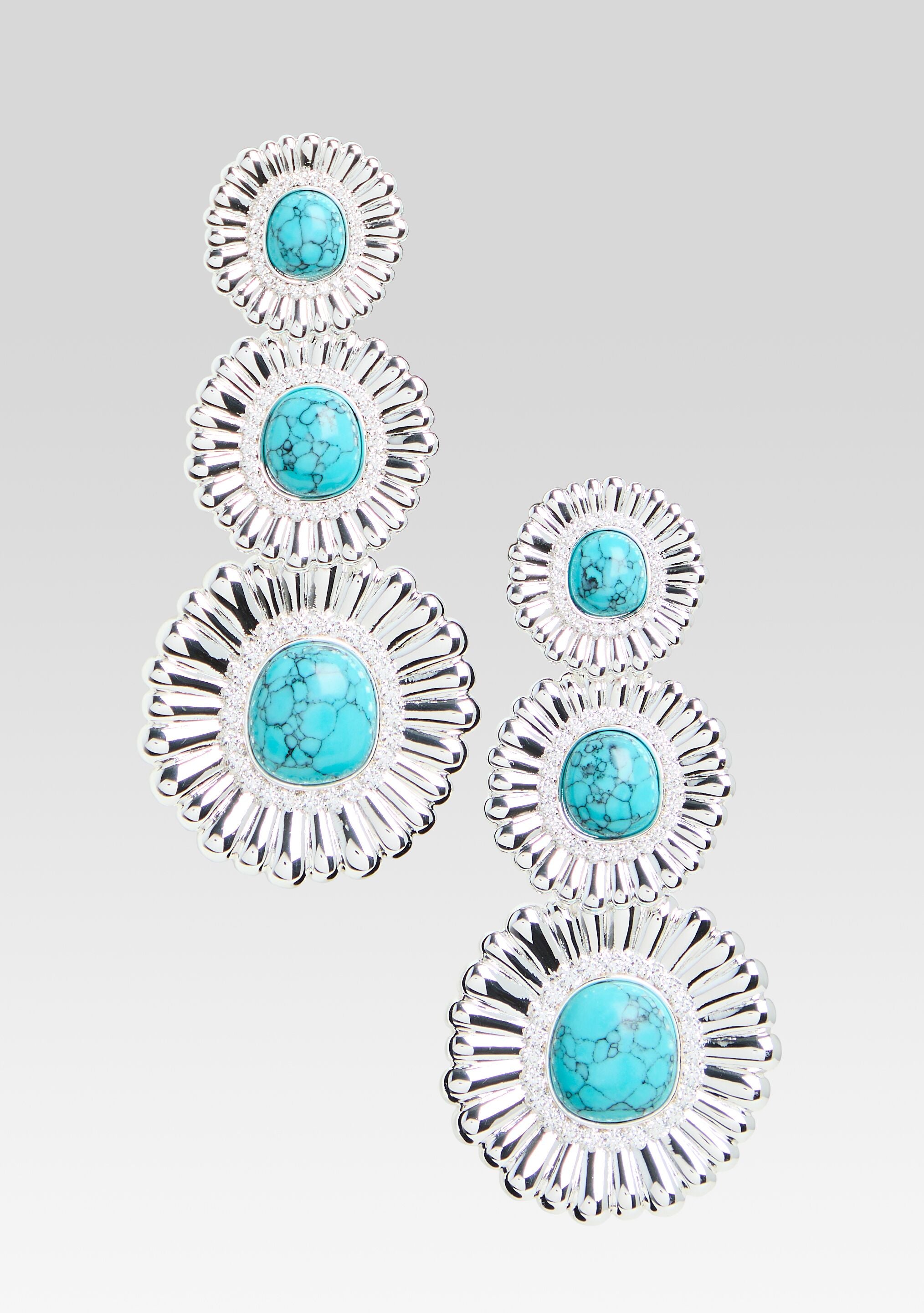 Orabella Turquoise Earrings-Sunny Prom