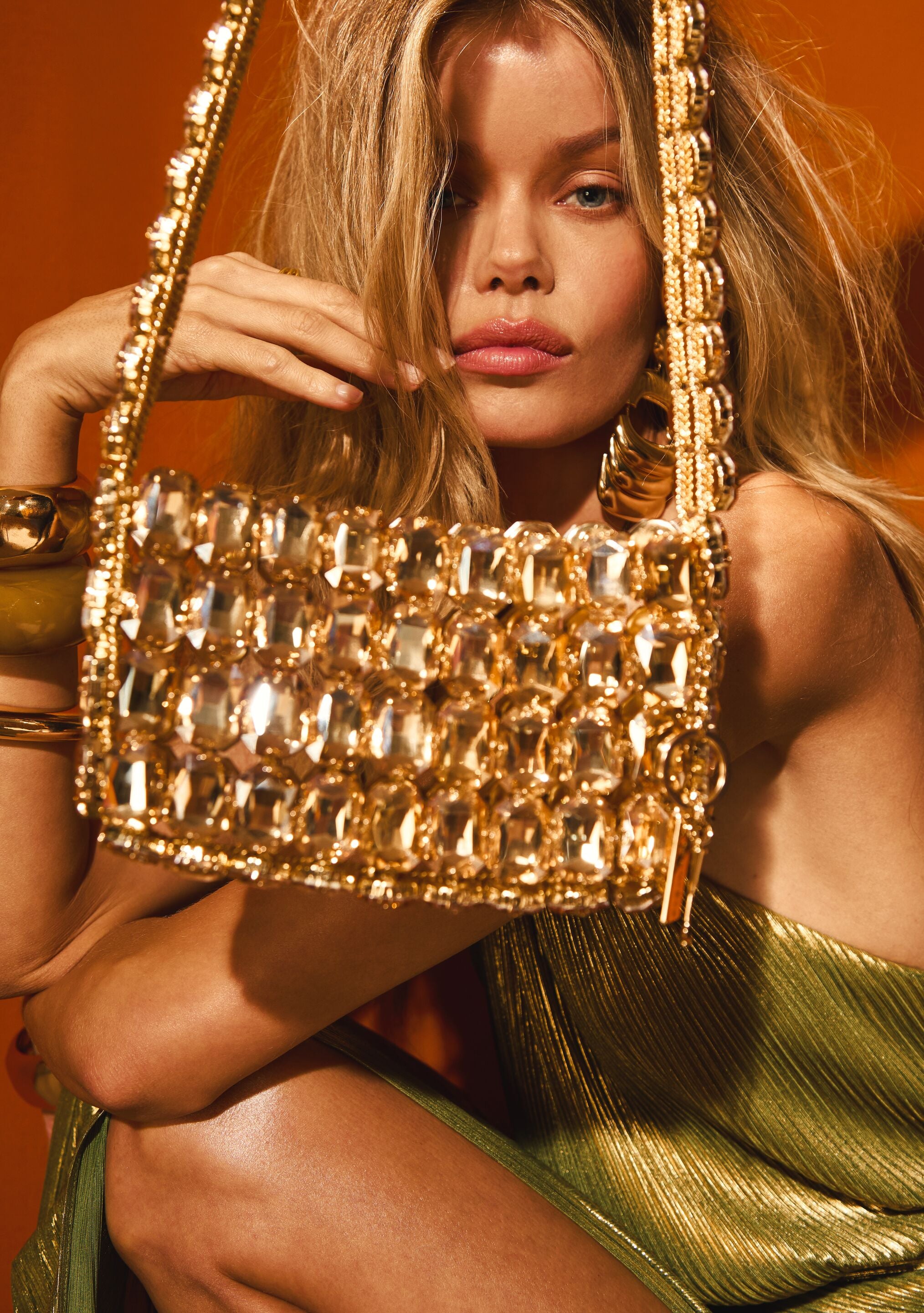 Malka Rhinestone Bag-Sunny Prom