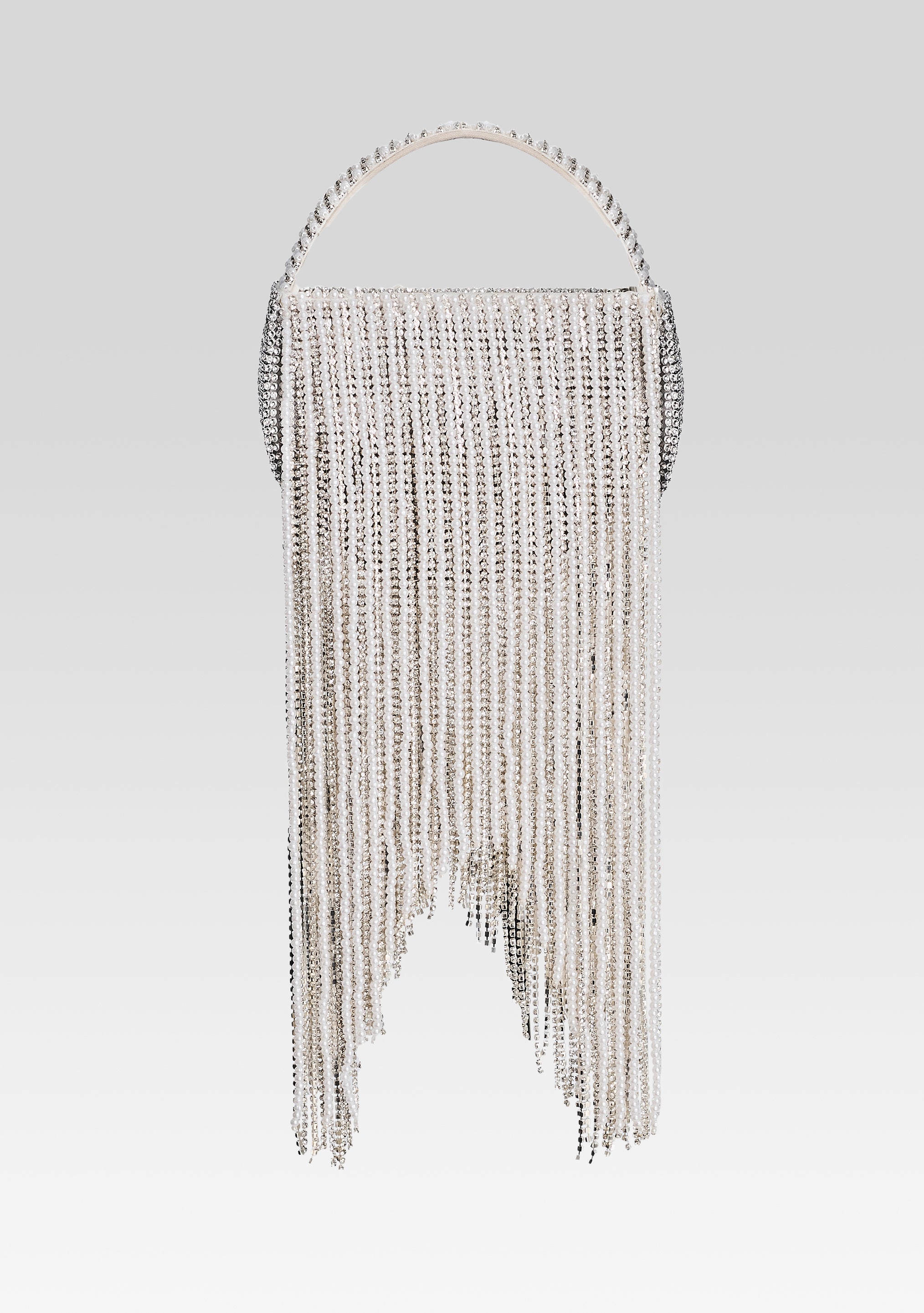 Estel Small Pearl Fringe Bag-Sunny Prom