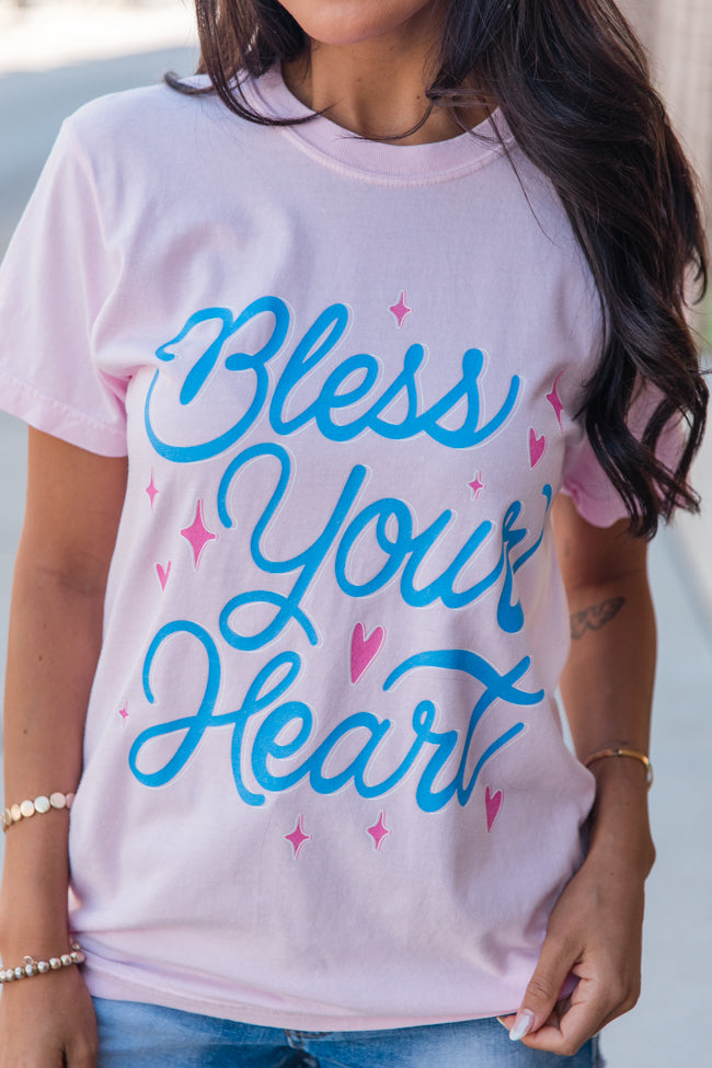 Bless Your Heart Pink Graphic Tee SALE-Sunny Prom