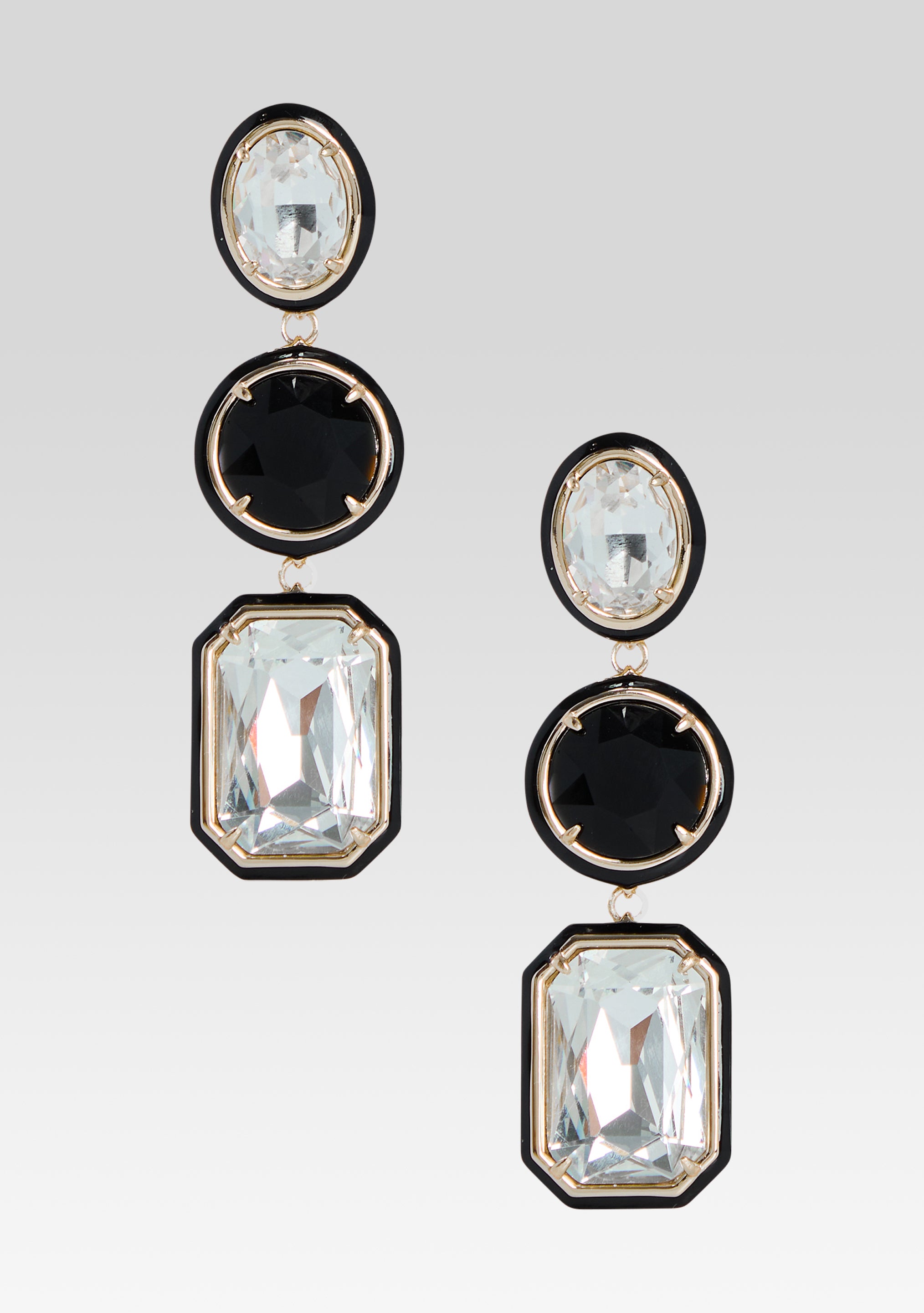 Camille Gemstone Drop Earrings-Sunny Prom