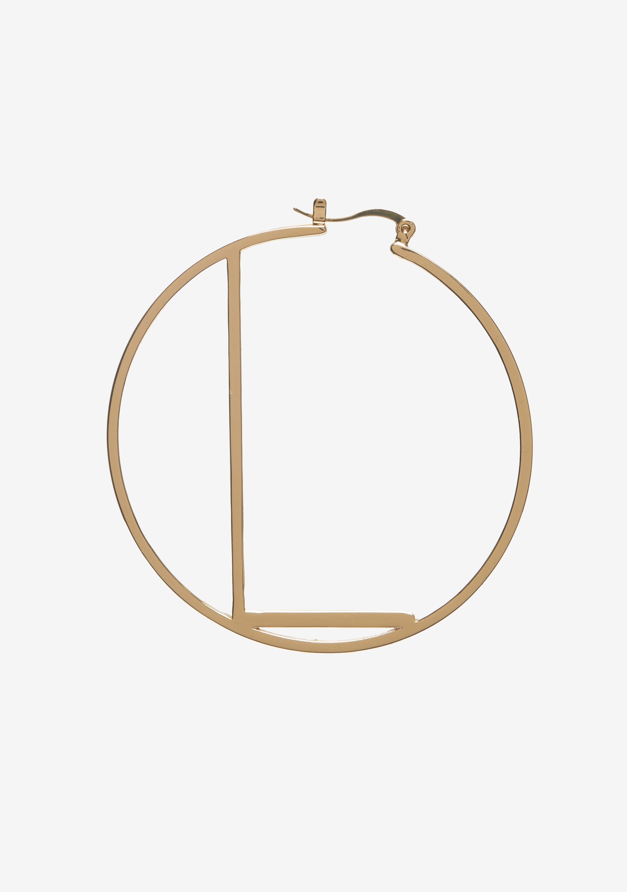 Hoop Letter Earring-Sunny Prom