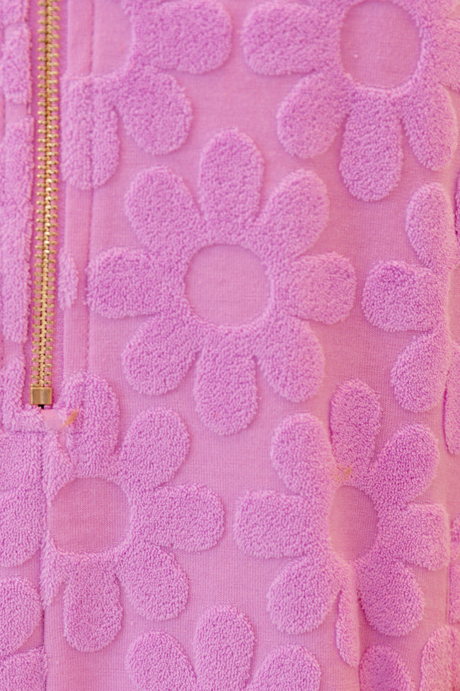 Daisies On The Dock Light Purple Terry Romper FINAL SALE-Sunny Prom